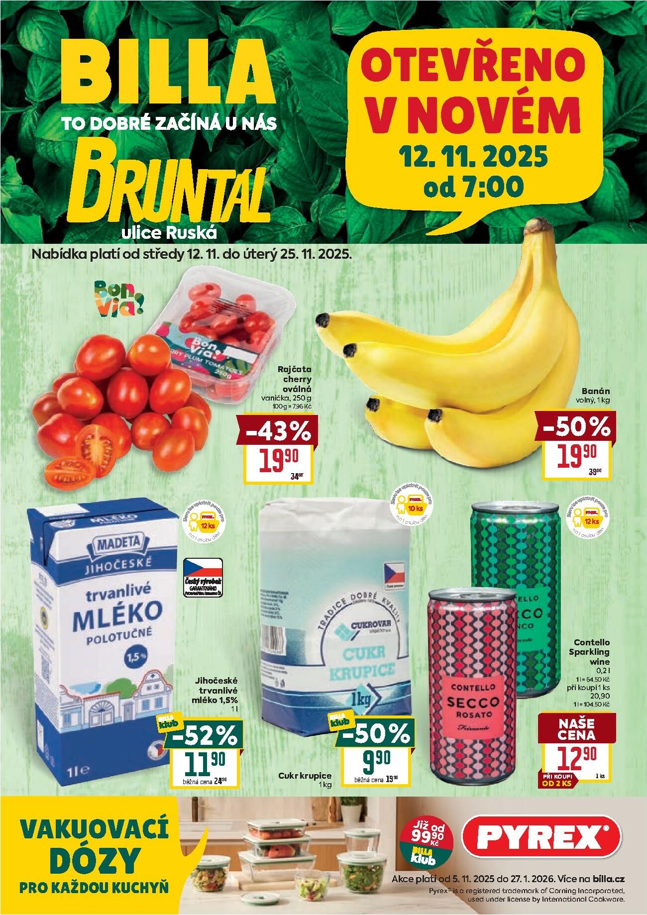 billa - Aktuální leták Billa - Bruntál od 12.11. do 25.11.