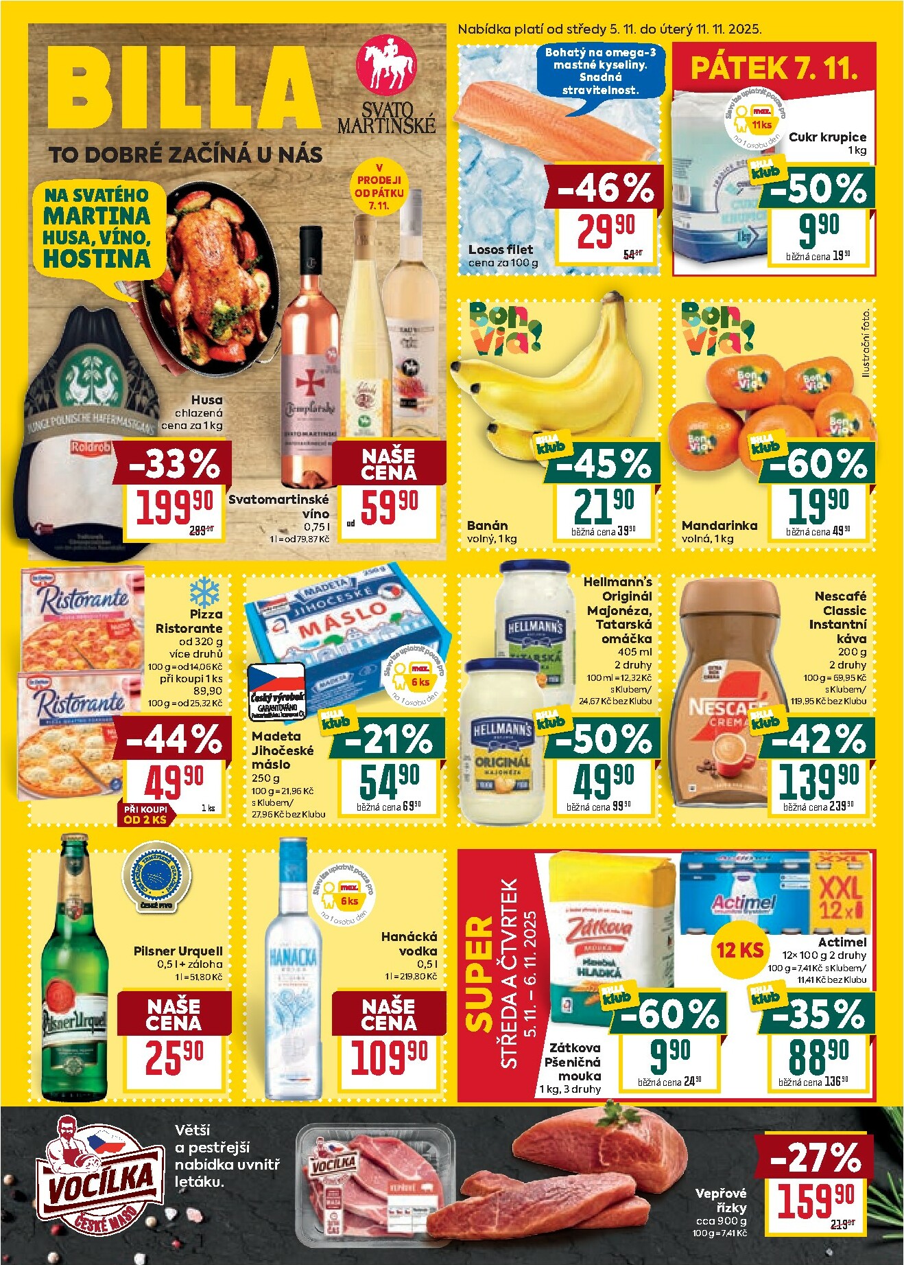 billa - Aktuální leták Billa - Malý leták od 12.11. do 18.11.
