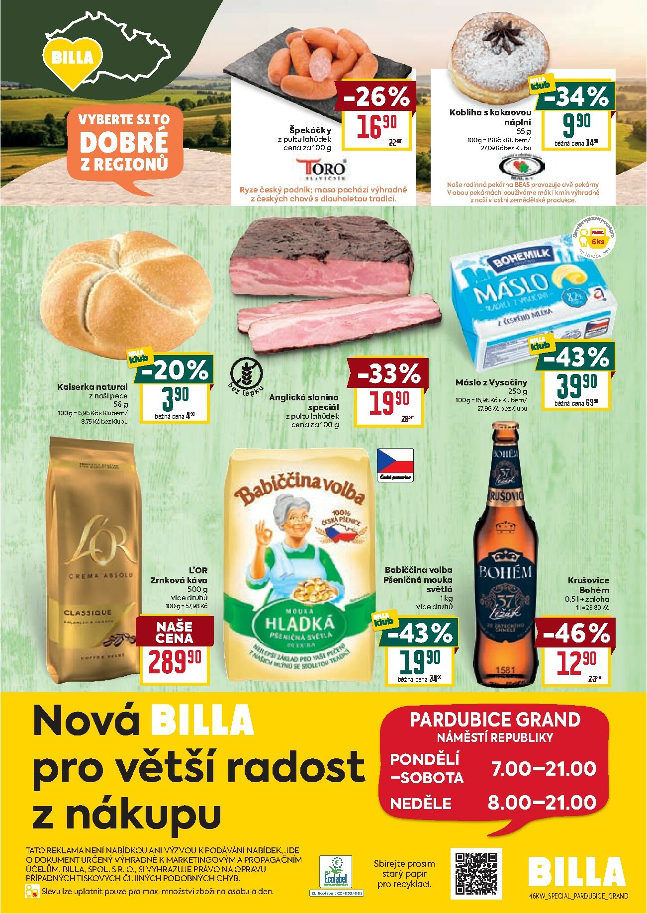 billa - Aktuální leták Billa - Pardubice od 12.11. do 25.11. - page: 2