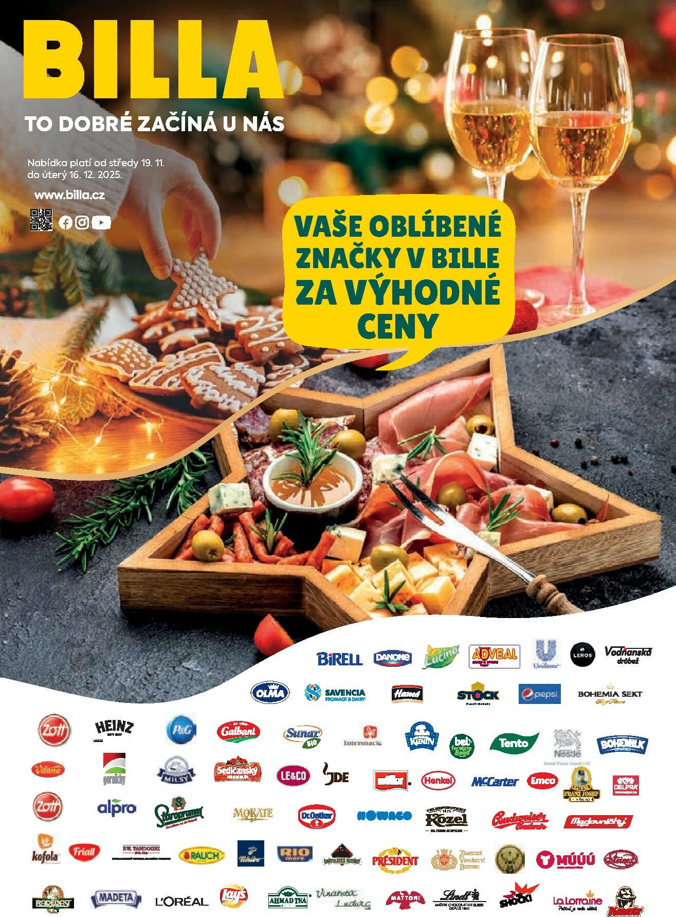 billa - Aktuální leták Billa - Partneři od 19.11. do 16.12.