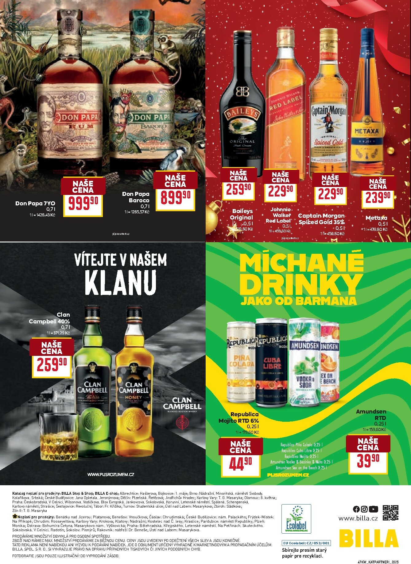 billa - Aktuální leták Billa - Partneři od 19.11. do 16.12. - page: 36