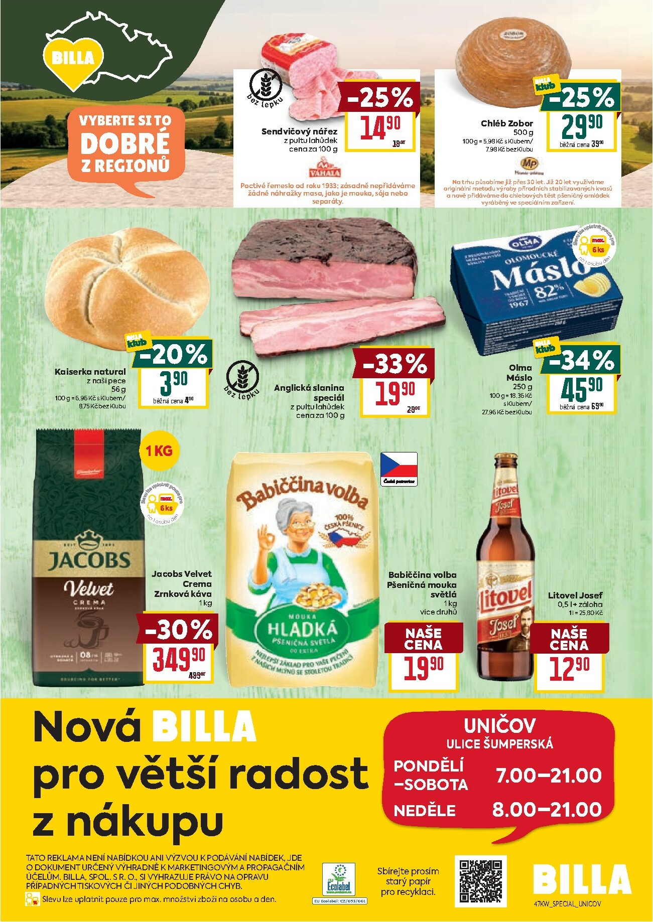 billa - Aktuální leták Billa - Uničov od 20.11. do 25.11. - page: 4