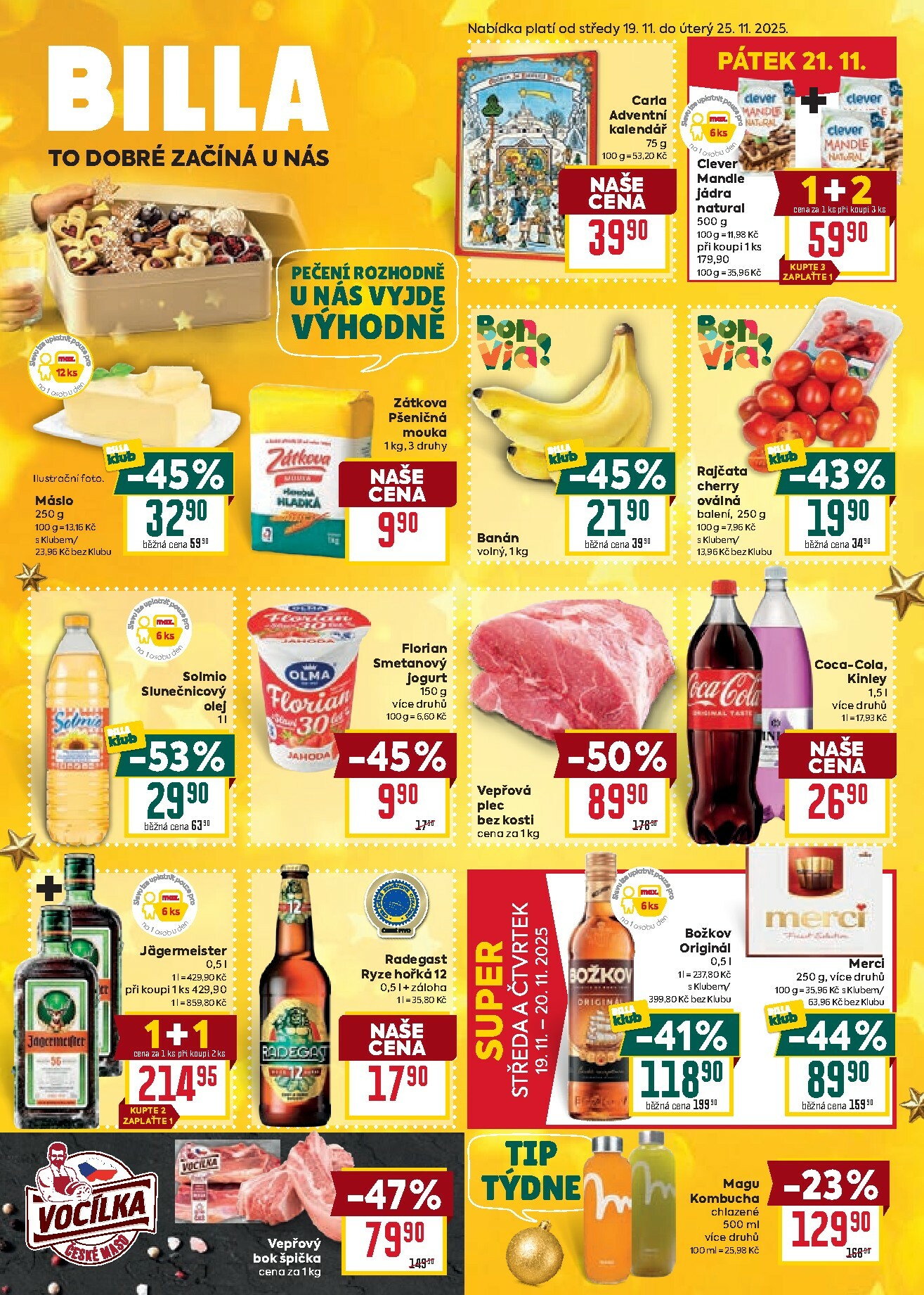 billa - Aktuální leták Billa od 19.11. do 25.11.