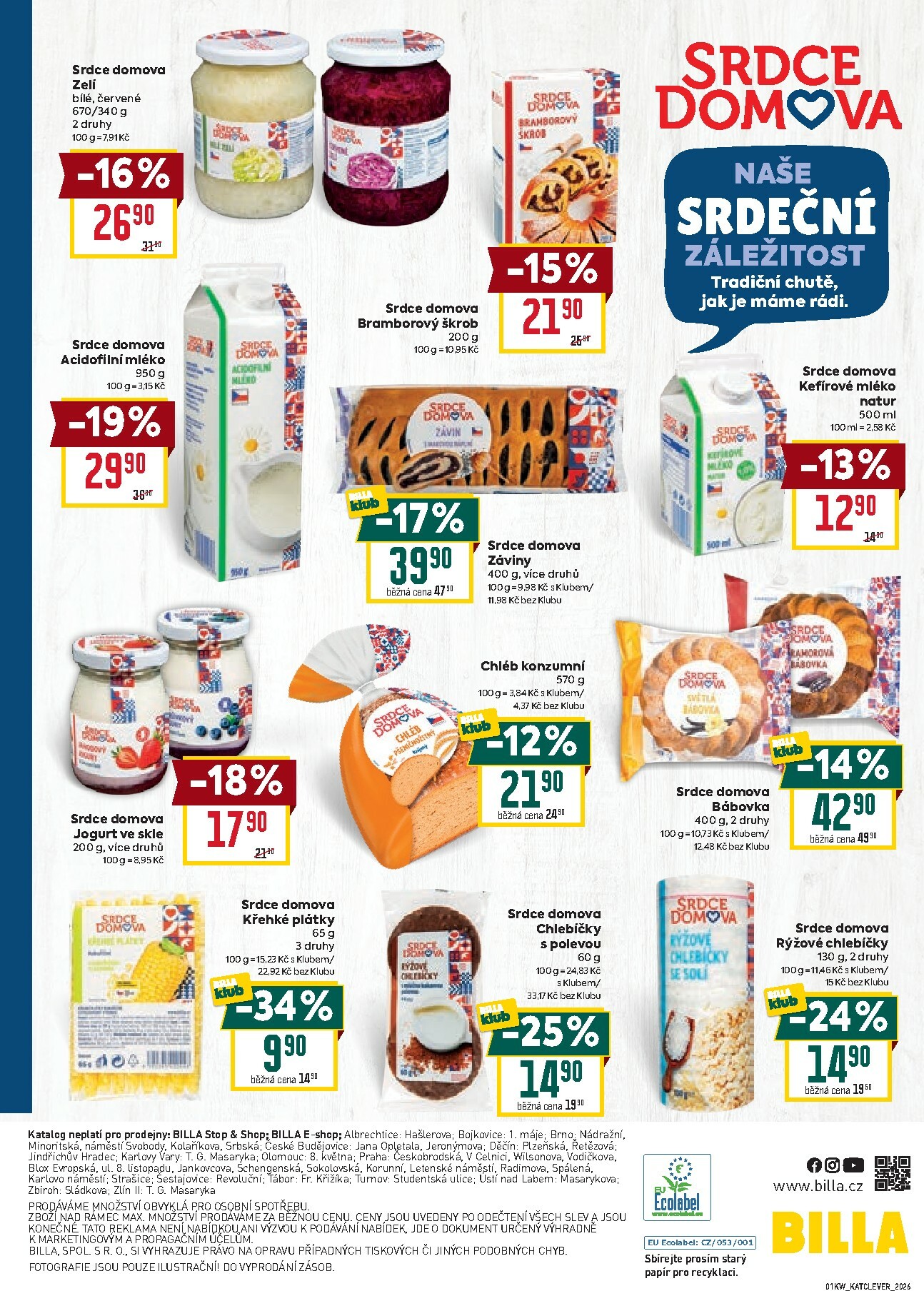 billa - Aktuální leták Billa - Naše značky za výhodné ceny od 02.01. do 27.01. - page: 8