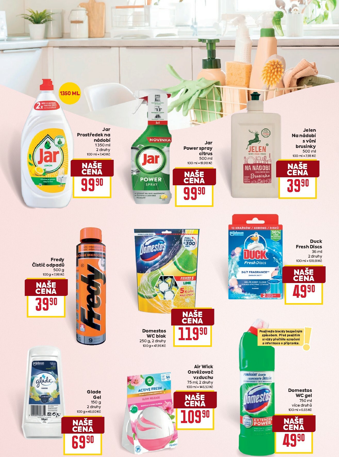 billa - Aktuální leták Billa - Vše pro úklid od 07.01. do 27.01. - page: 4