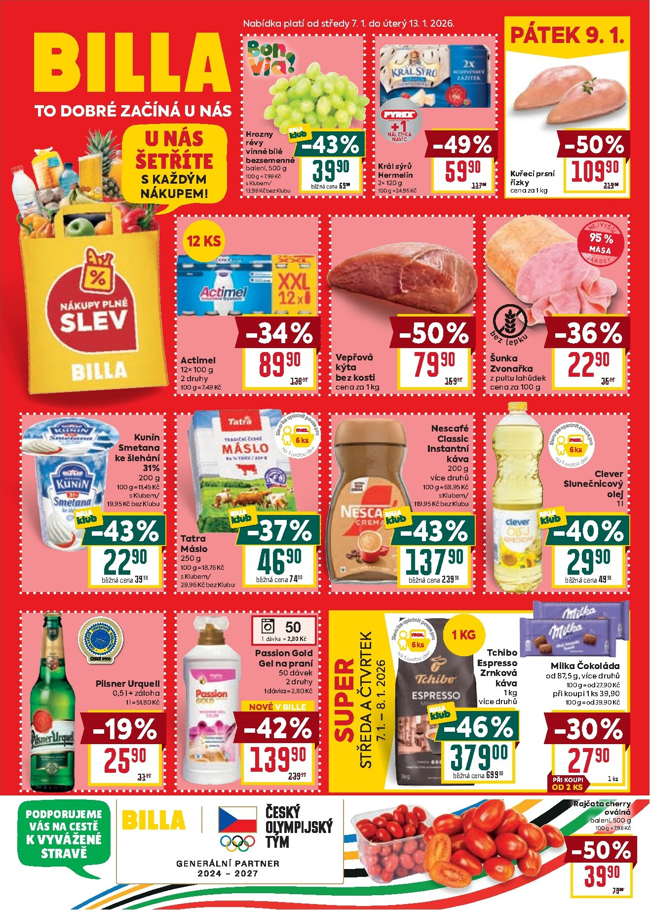 billa - Aktuální leták Billa od 07.01. do 13.01.