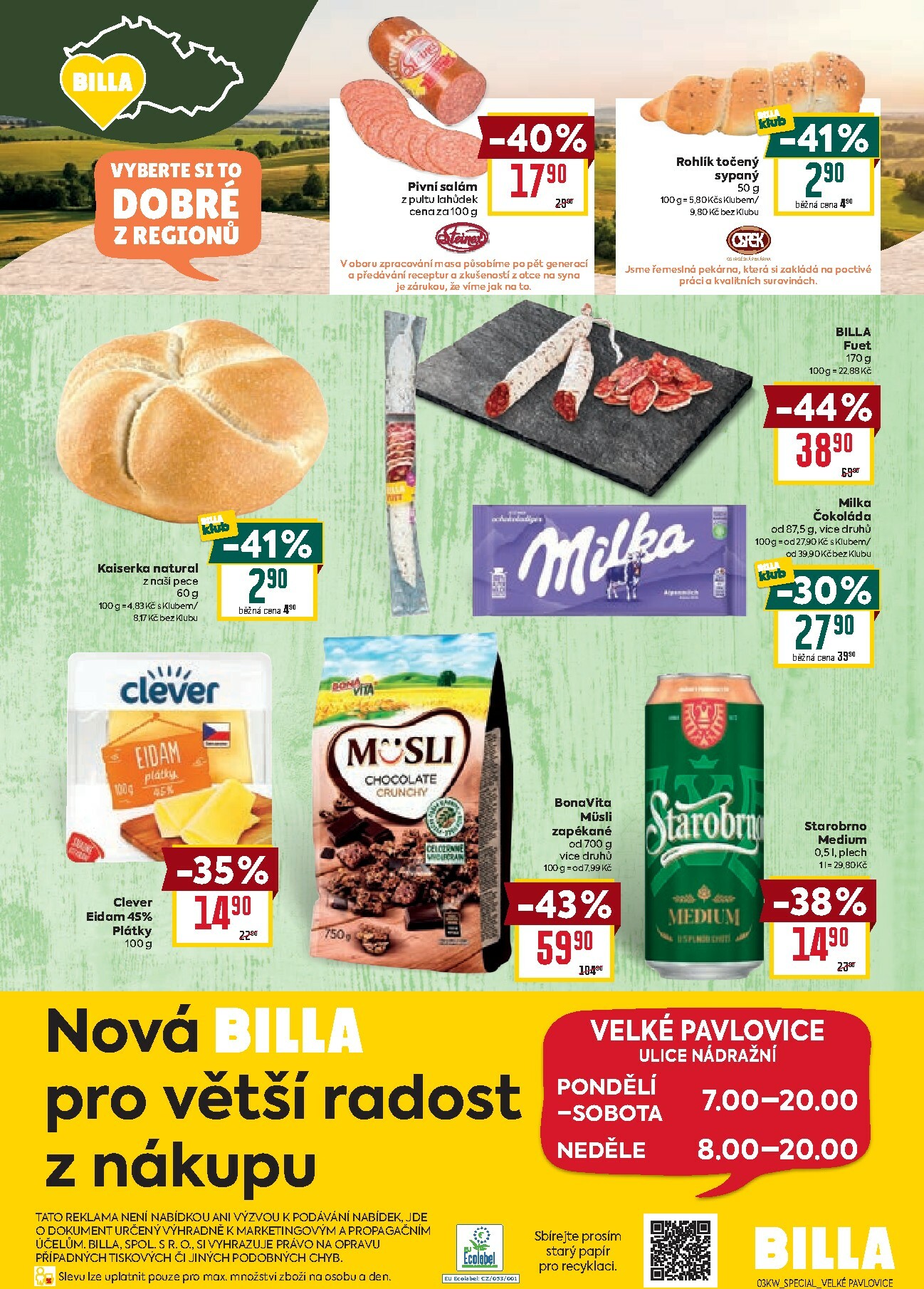 billa - Aktuální leták Billa - Velké Pavlovice od 14.01. do 27.01. - page: 2