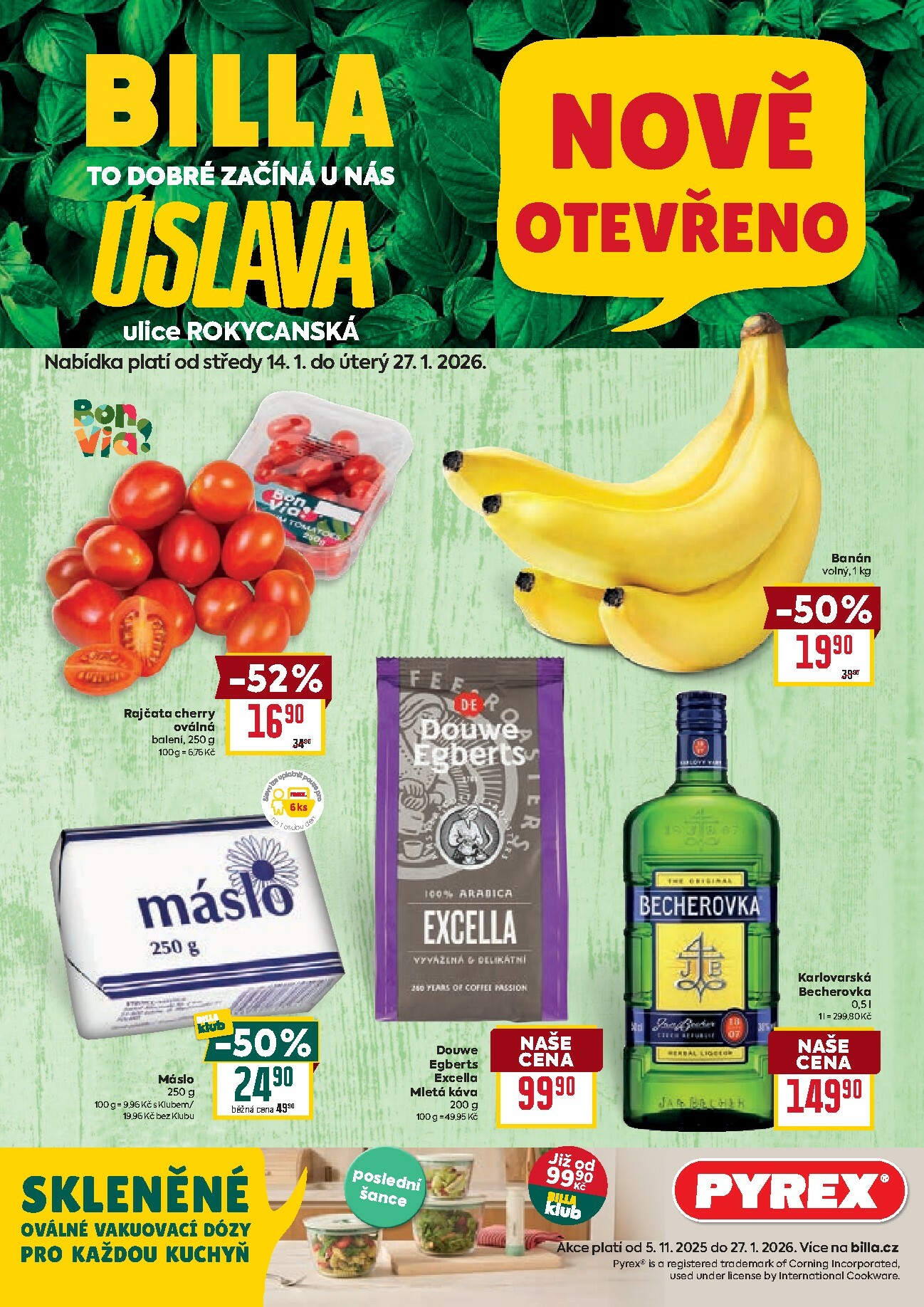 billa - Aktuální leták Billa - Plzeň od 14.01. do 27.01.