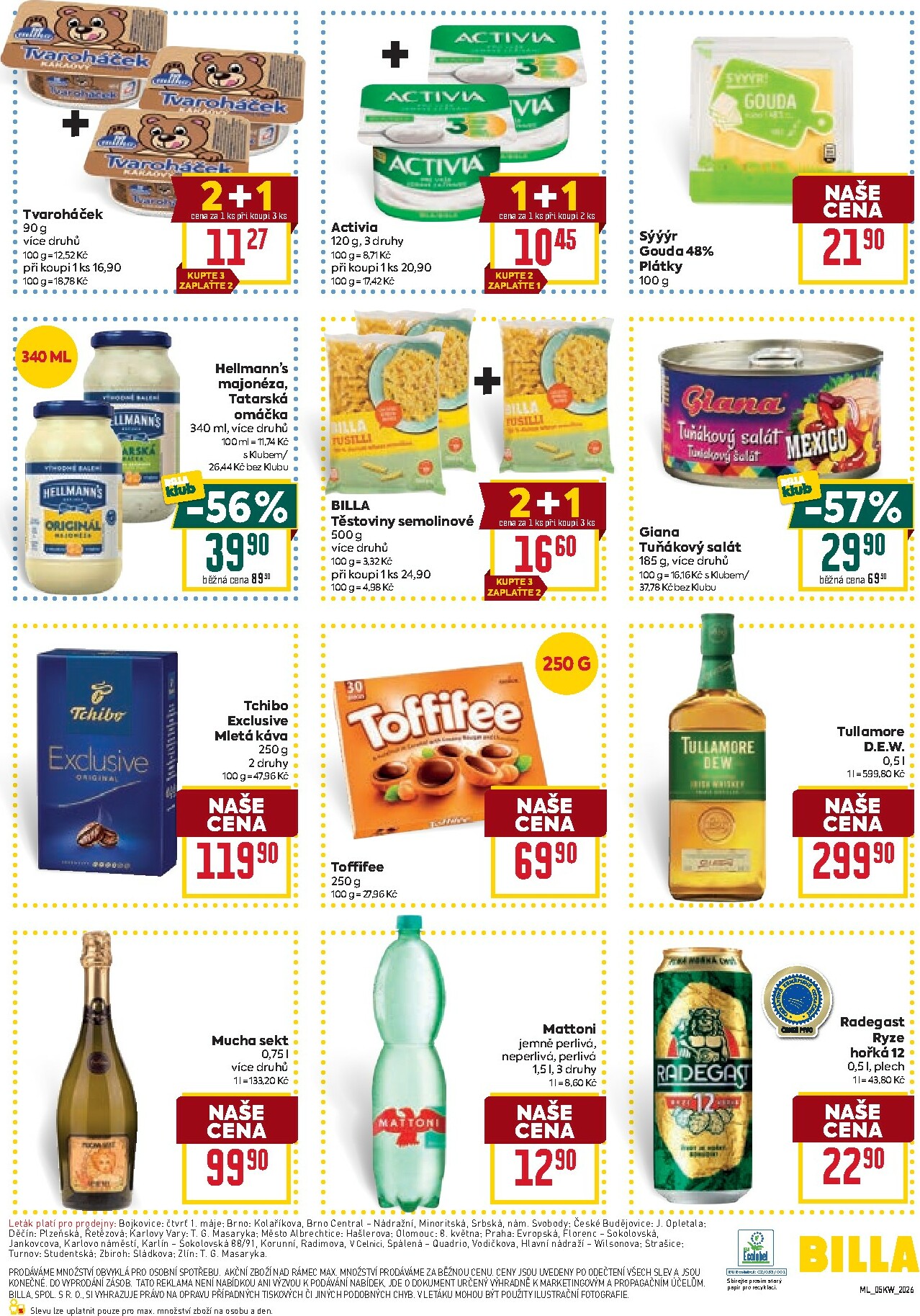 billa - Billa - Malý leták leták platný od středy 04.02.2026 do úterý 10.02.2026 - page: 3