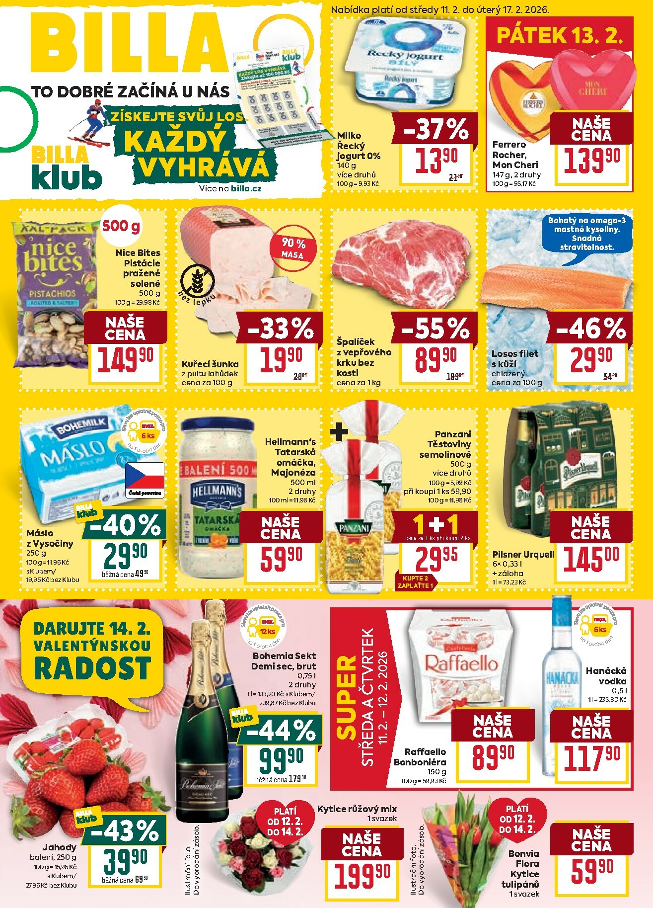 billa - Billa - Malý leták leták platný od středy 18.02.2026 do úterý 24.02.2026