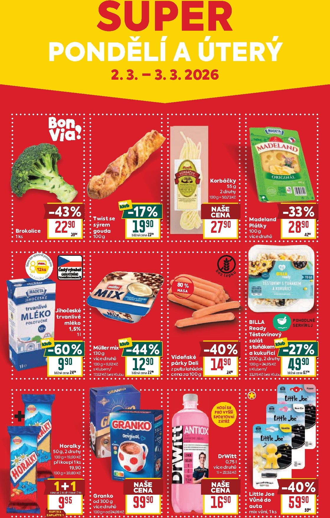 billa - Billa leták platný od středy 25.02.2026 do úterý 03.03.2026 - page: 30