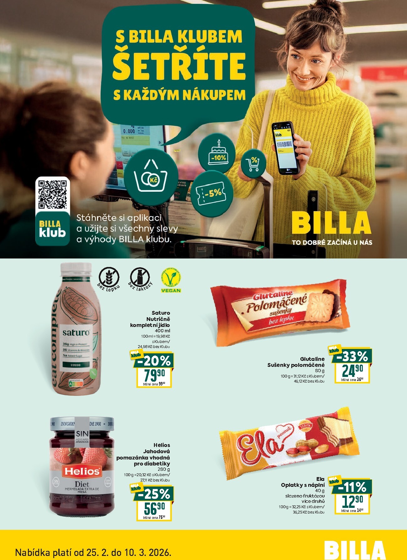 billa - Billa - Klub leták platný od středy 25.02.2026 do úterý 10.03.2026 - page: 2