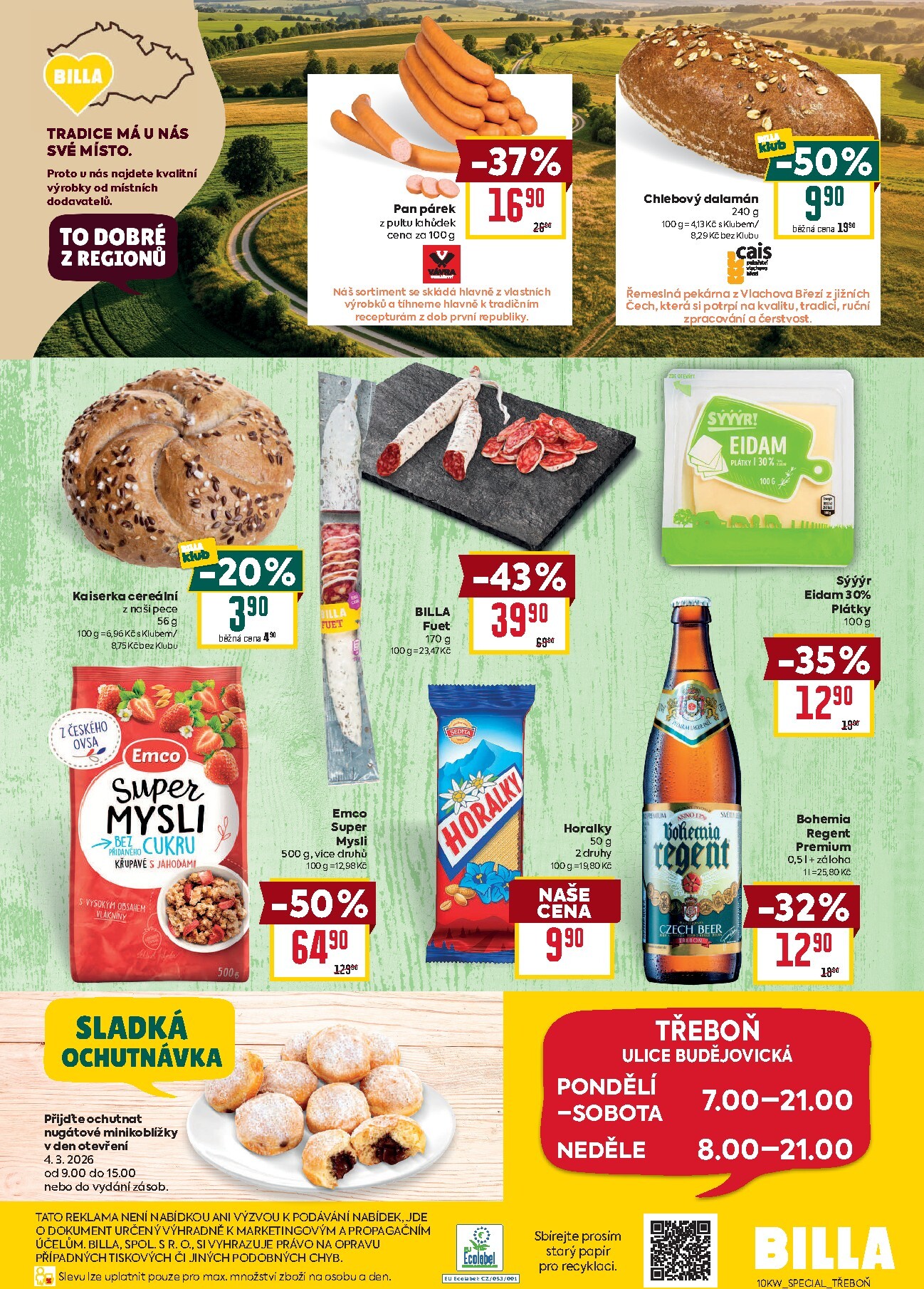 billa - Billa - Speciál: Třeboň leták platný od středy 04.03.2026 do úterý 17.03.2026 - page: 4