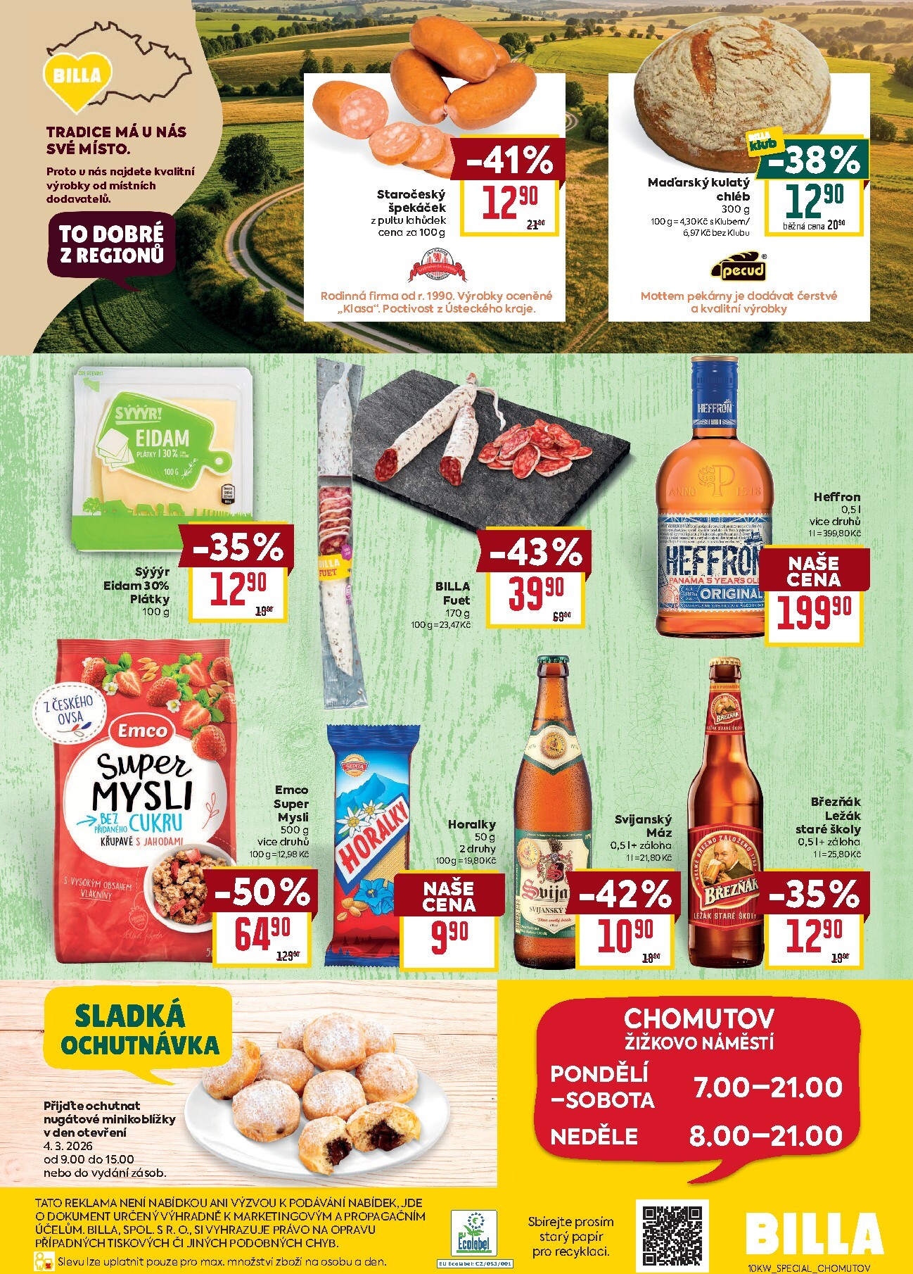 billa - Billa - Speciál: Chomutov leták platný od středy 04.03.2026 do úterý 17.03.2026 - page: 4