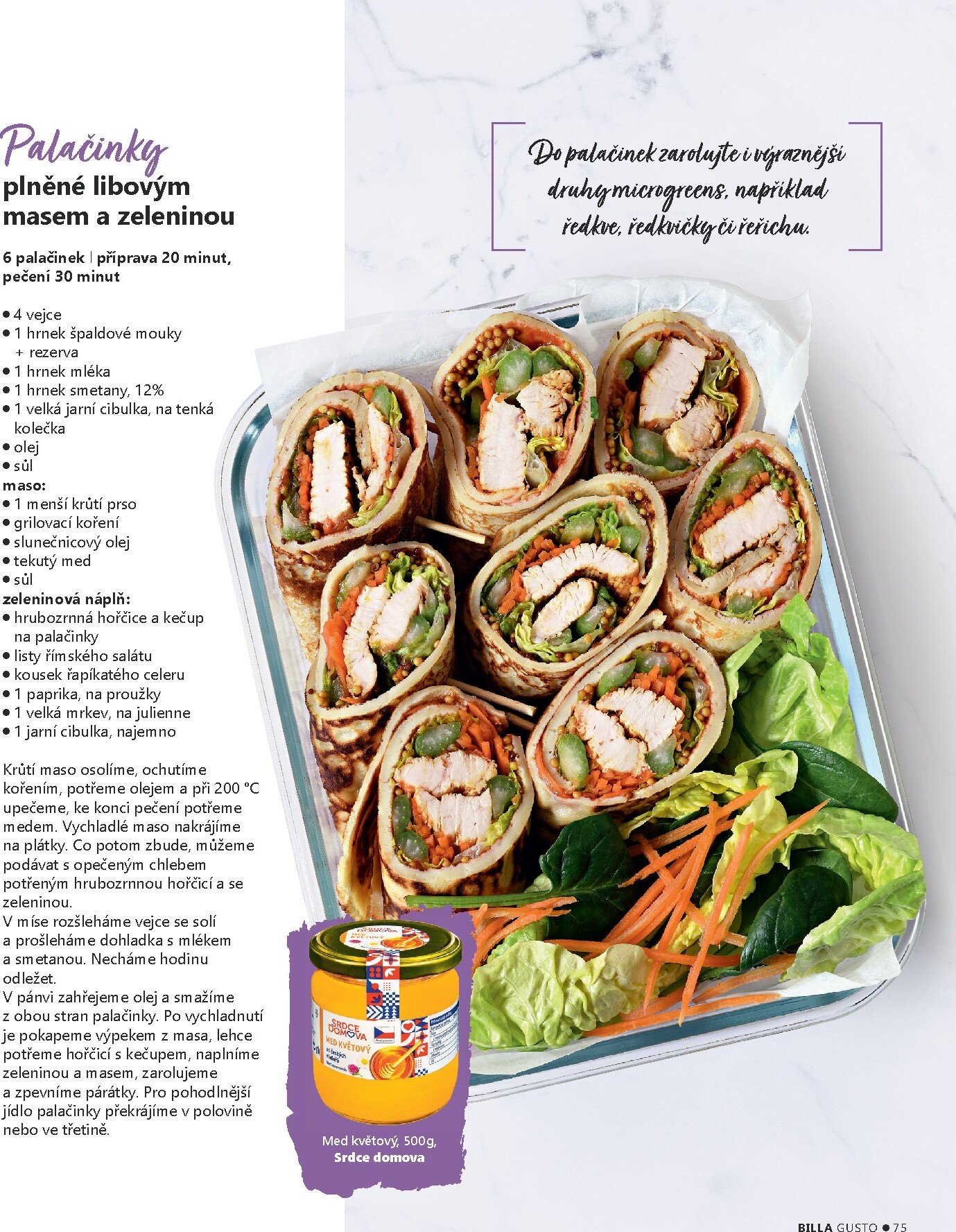 billa - Billa - Gusto magazín leták platný od úterý 10.03.2026 do neděle 31.05.2026 - page: 75