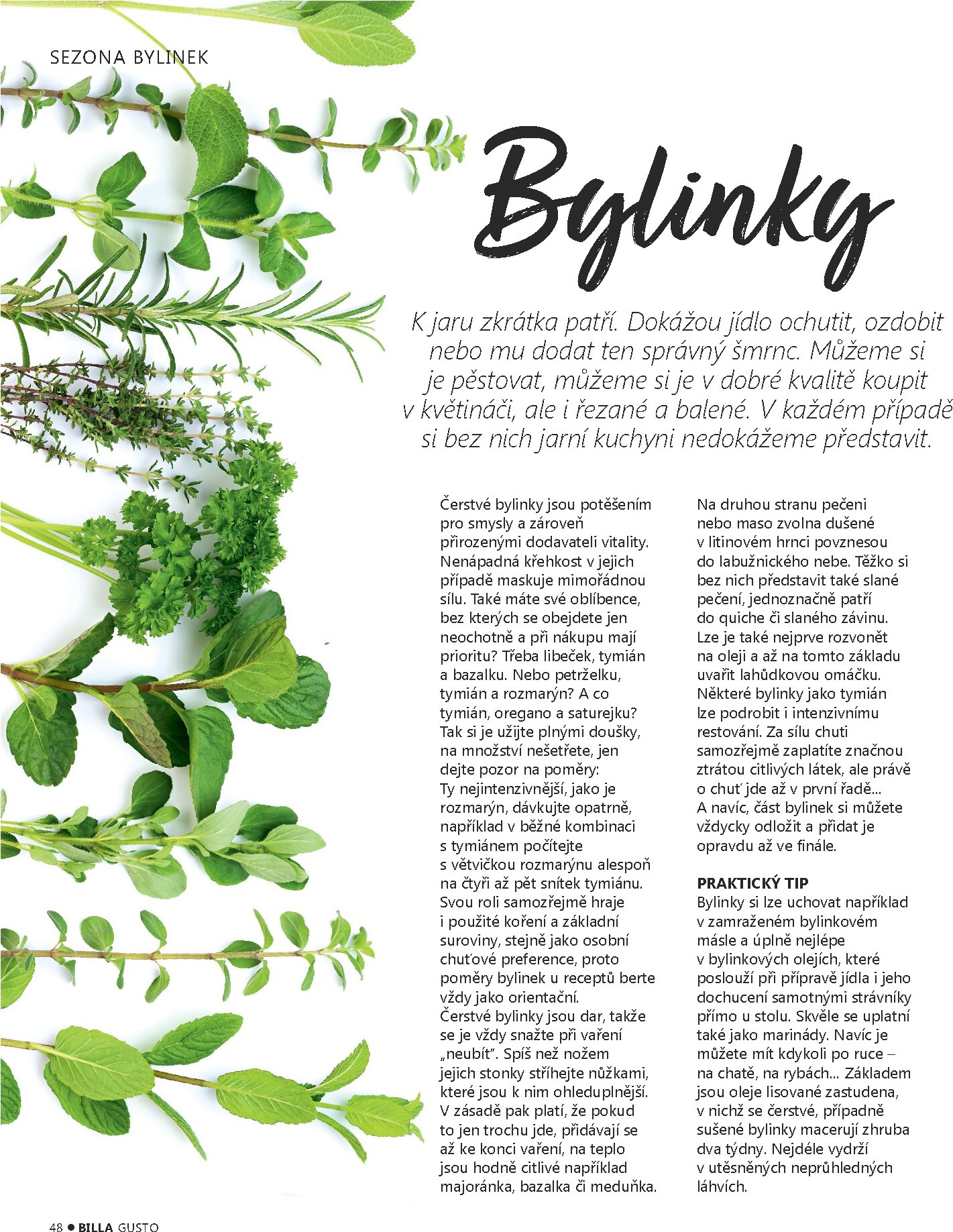billa - Billa - Gusto magazín leták platný od úterý 10.03.2026 do neděle 31.05.2026 - page: 48