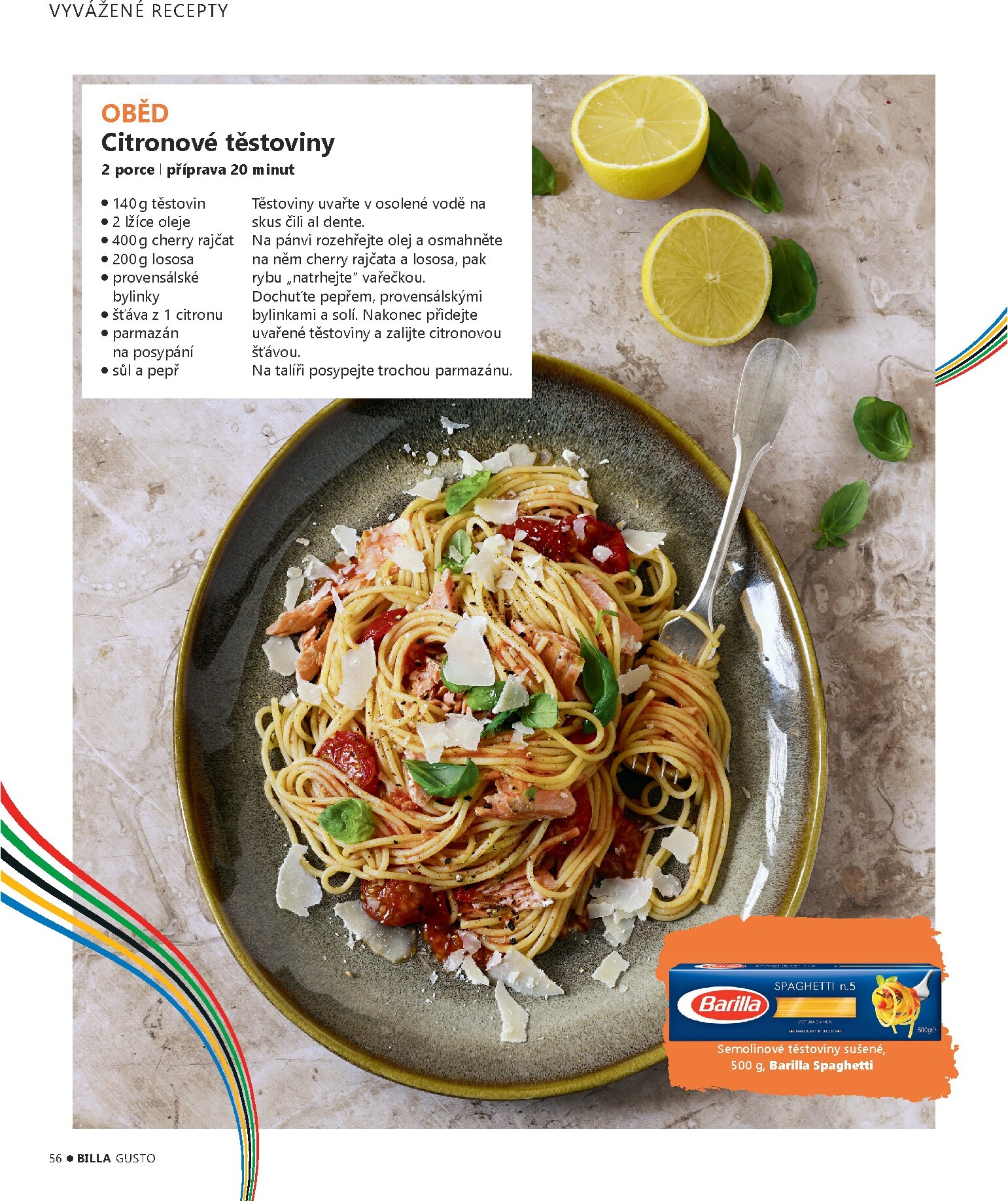 billa - Billa - Gusto magazín leták platný od úterý 10.03.2026 do neděle 31.05.2026 - page: 56