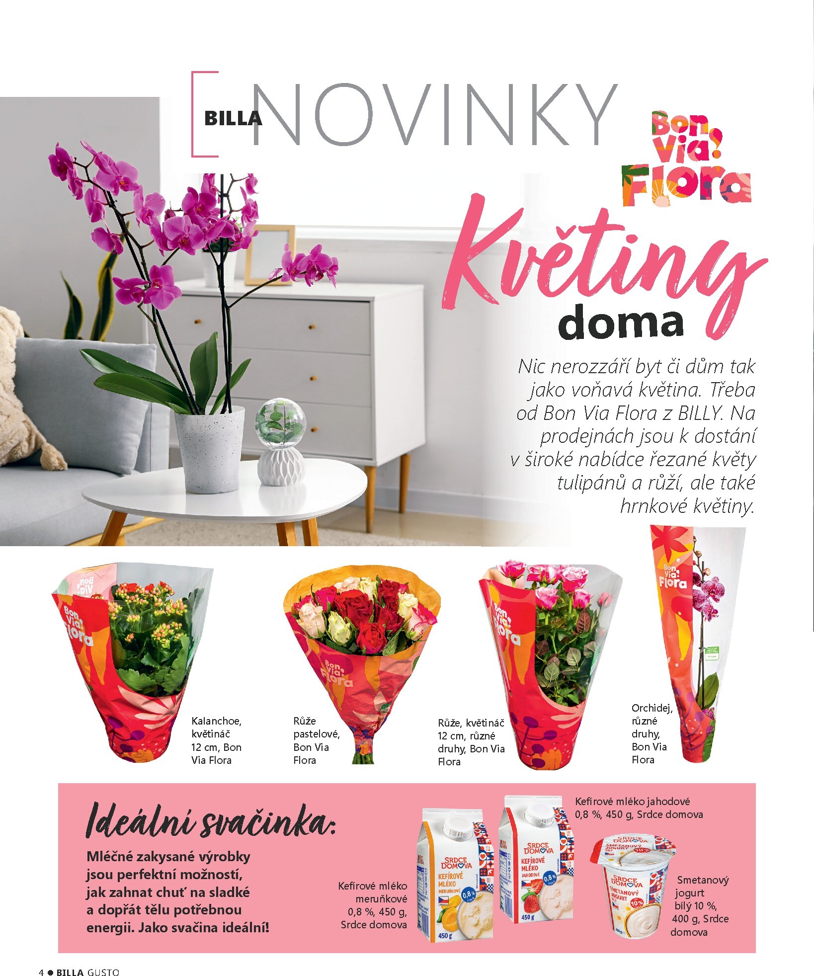 billa - Billa - Gusto magazín leták platný od úterý 10.03.2026 do neděle 31.05.2026 - page: 4