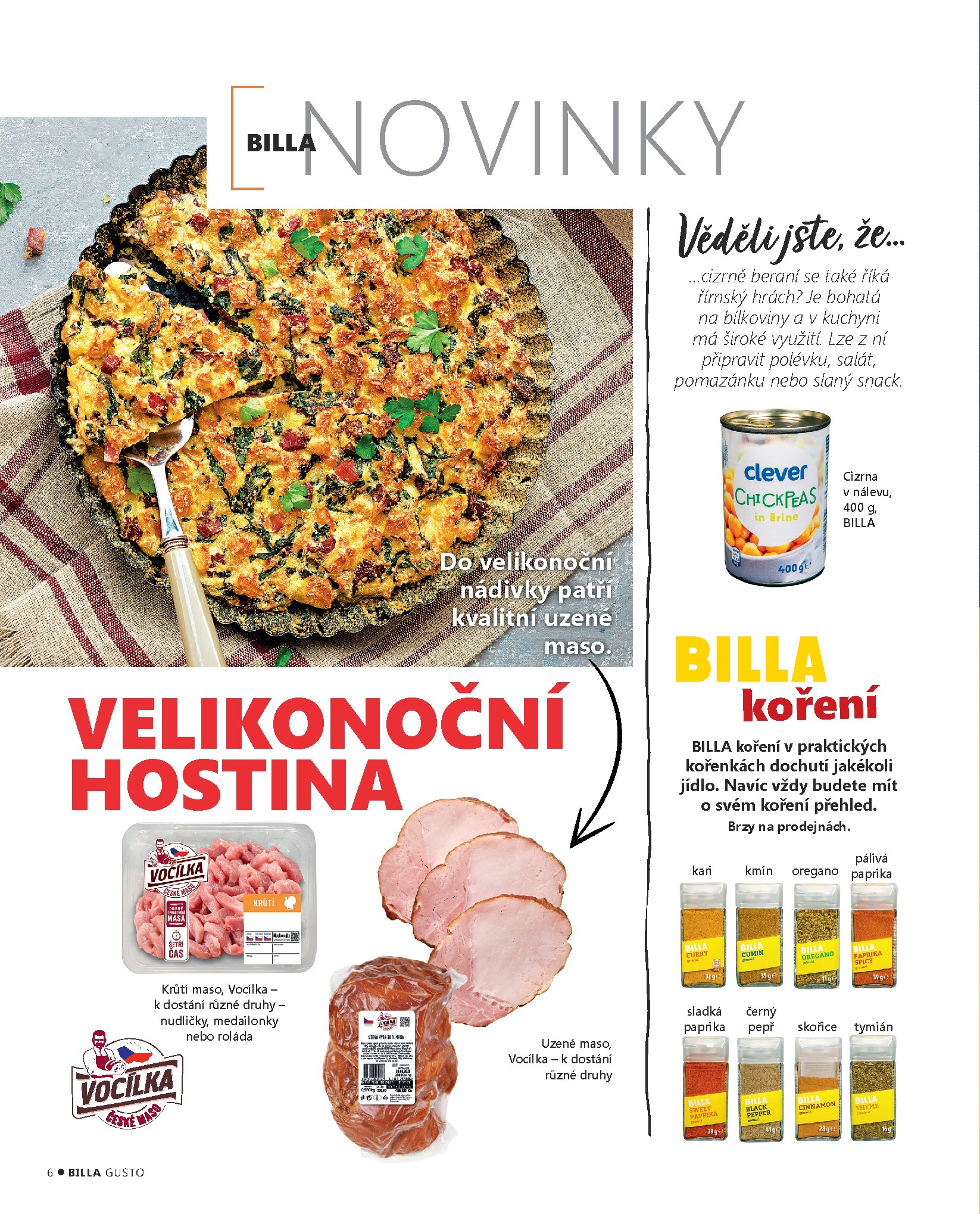 billa - Billa - Gusto magazín leták platný od úterý 10.03.2026 do neděle 31.05.2026 - page: 6