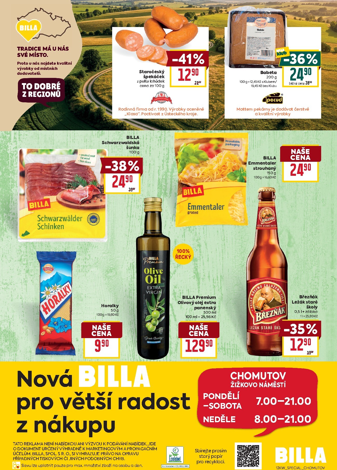 billa - Billa - Chomutov leták platný od středy 18.03.2026 do úterý 31.03.2026 - page: 2