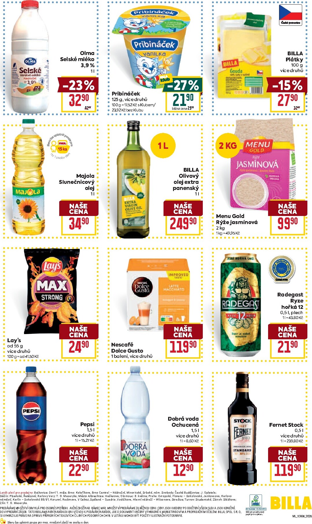 billa - Billa - Malý leták leták platný od středy 25.03.2026 do úterý 31.03.2026 - page: 3