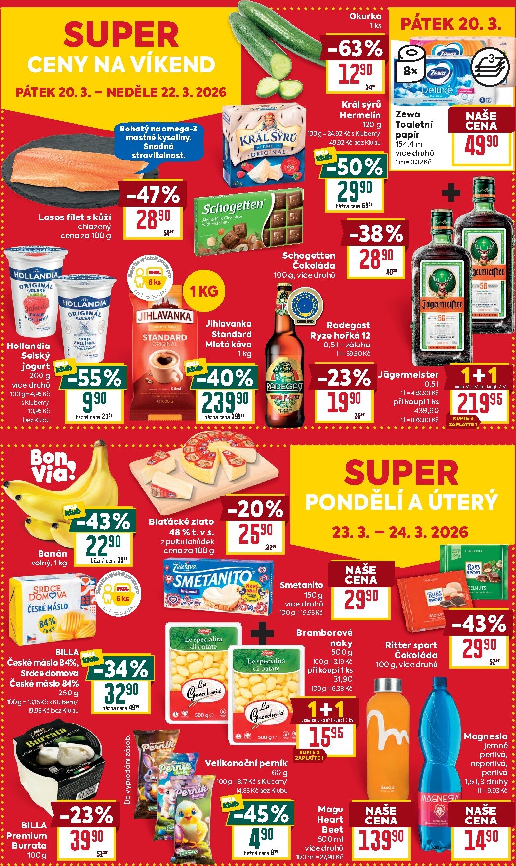 billa - Billa - Malý leták leták platný od středy 18.03.2026 do úterý 24.03.2026 - page: 4