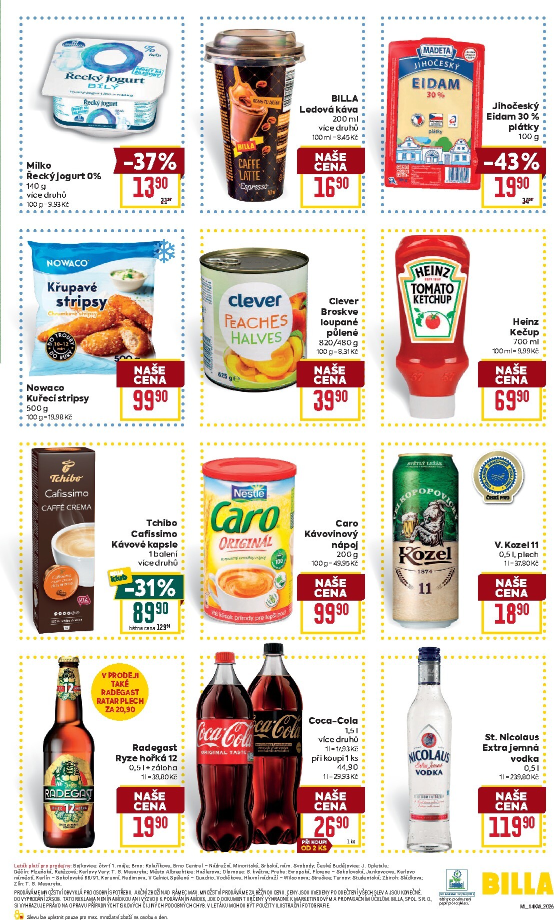 billa - Billa - Malý leták leták platný od středy 01.04.2026 do úterý 07.04.2026 - page: 3
