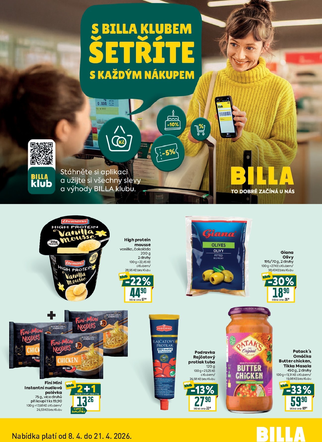 billa - Aktuální Billa Klub leták platný od středy 08.04.2026 do úterý 21.04.2026 - page: 2
