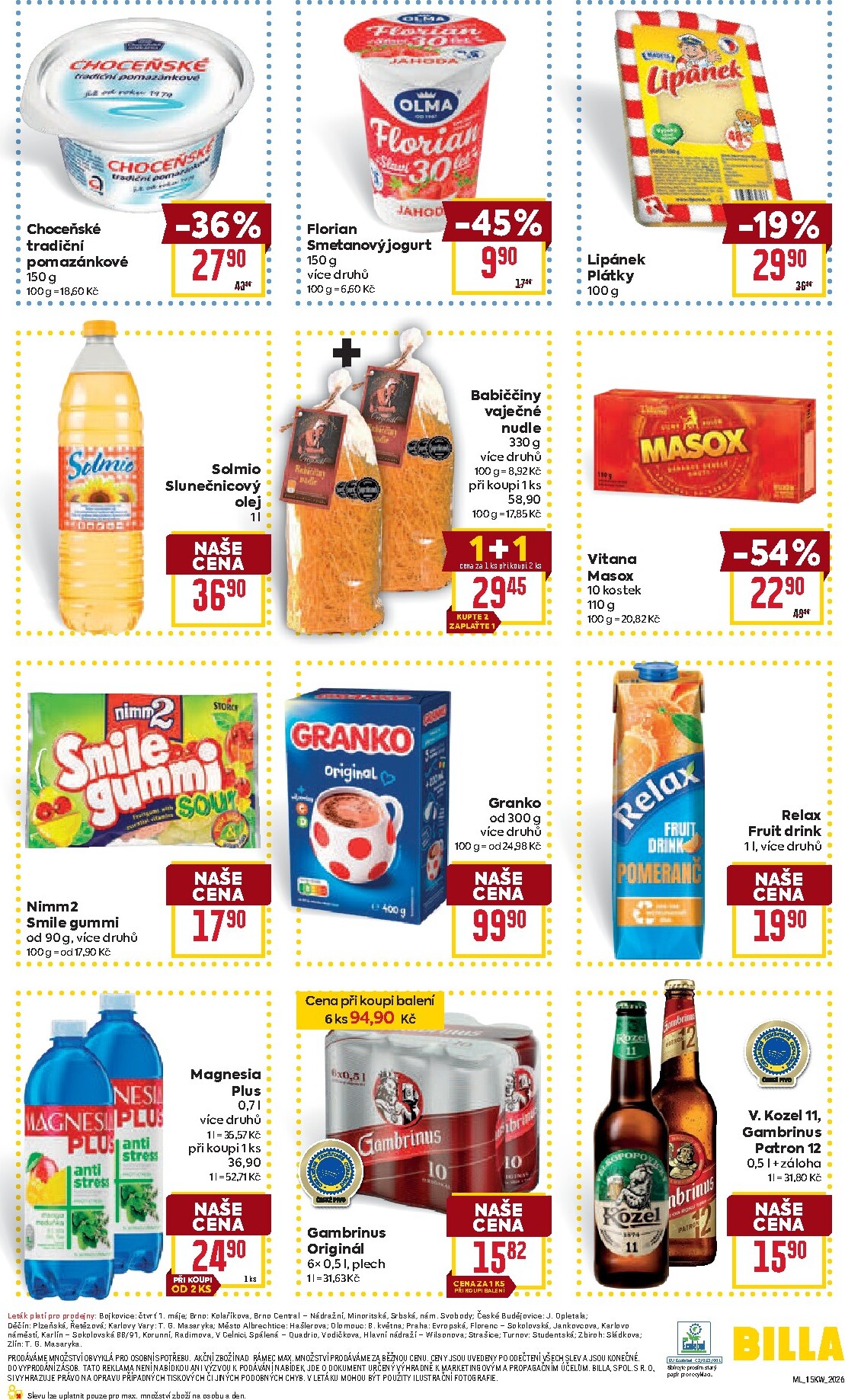 billa - Budoucí Billa - Malý leták leták platný od středy 15.04.2026 do úterý 21.04.2026 - page: 3