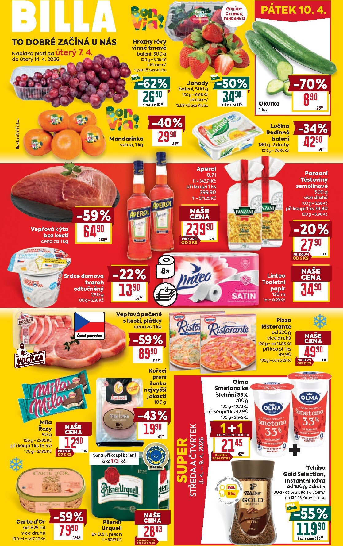 billa - Budoucí Billa - Malý leták leták platný od středy 15.04.2026 do úterý 21.04.2026