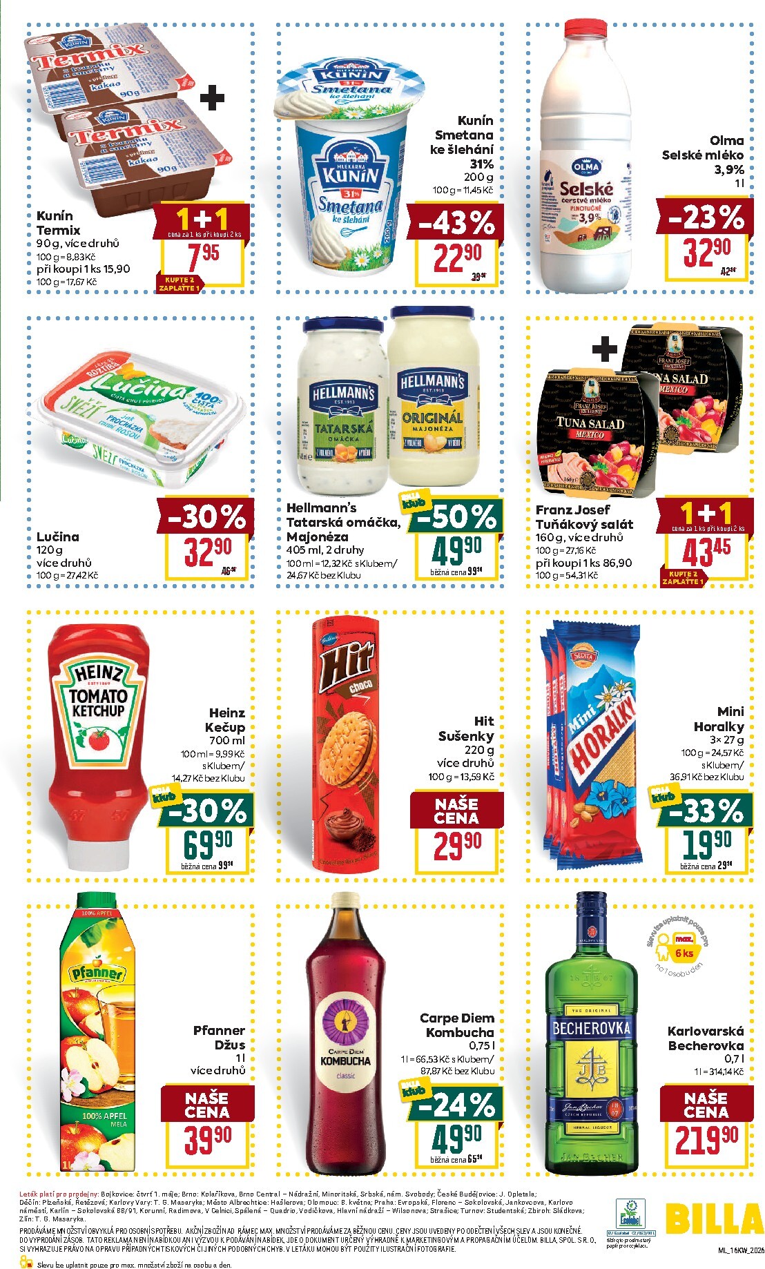 billa - Budoucí Billa - Malý leták leták platný od středy 22.04.2026 do úterý 28.04.2026 - page: 3