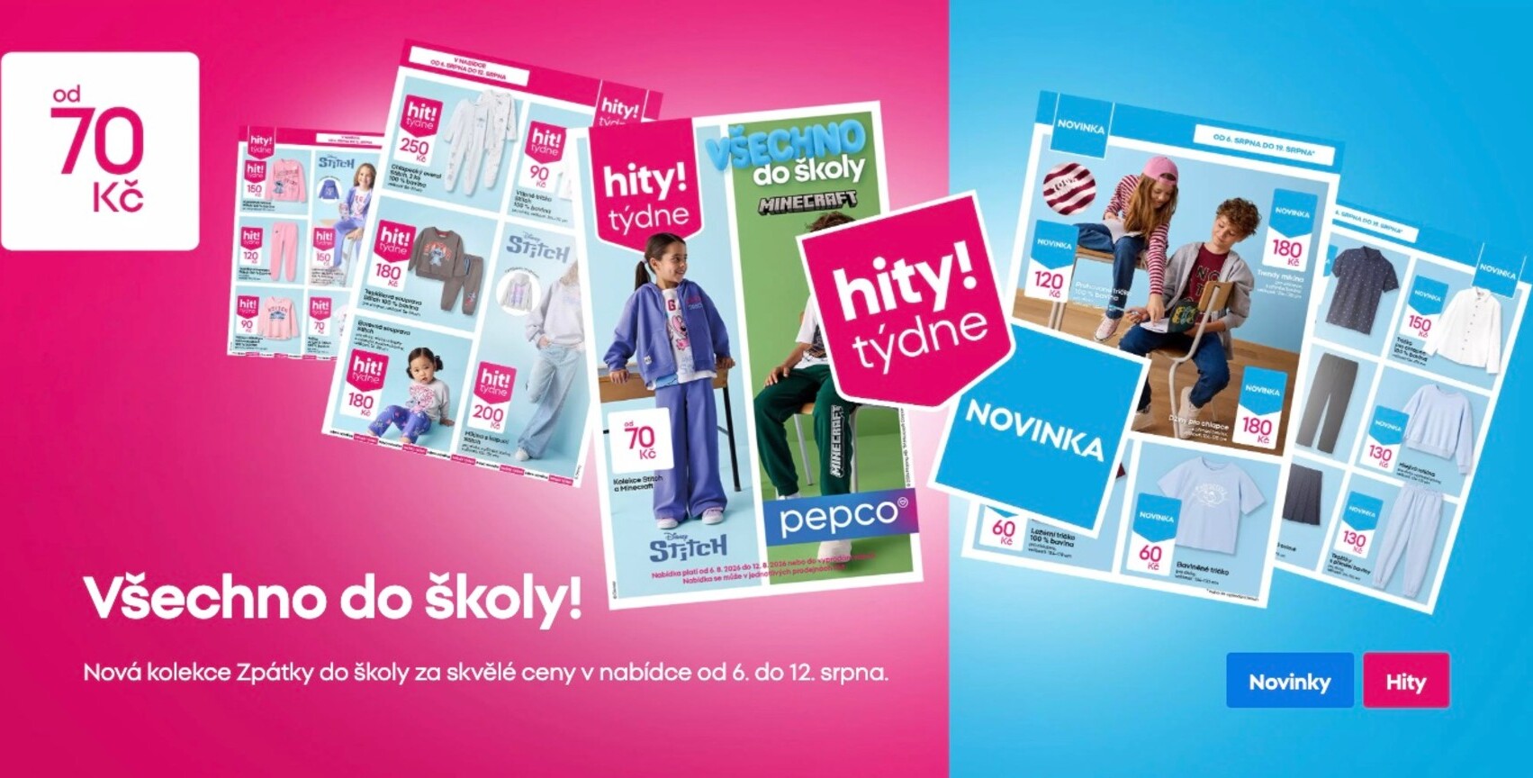 pepco - Aktuální Pepco leták platný od čtvrtka 06.08.2026 do středy 12.08.2026