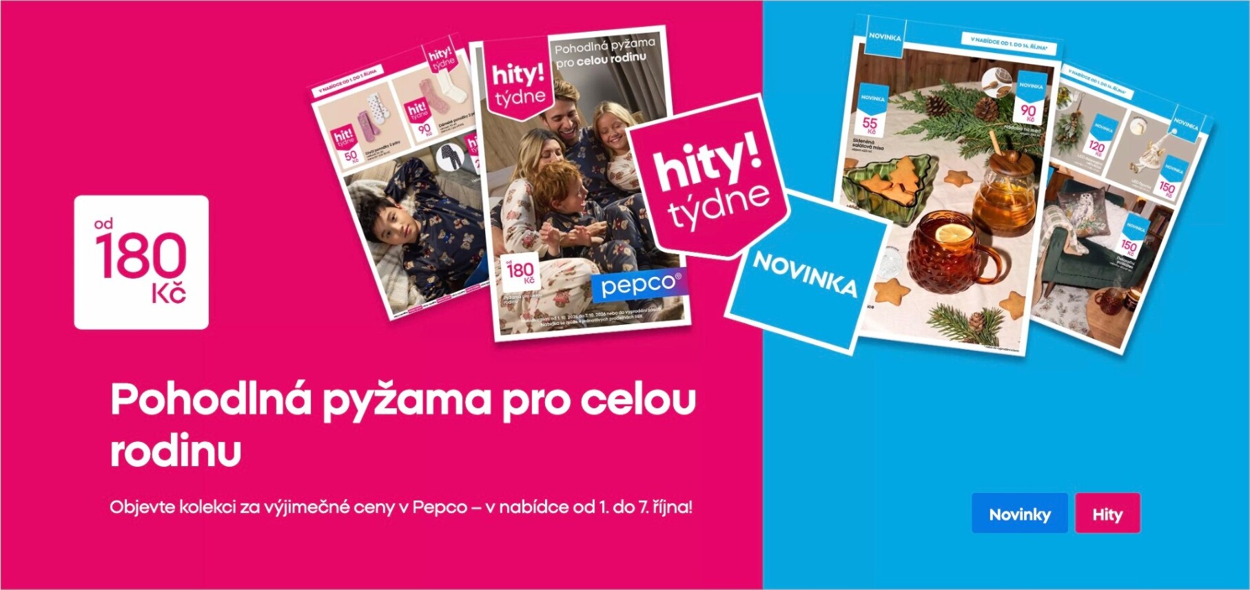 pepco - Aktuální Pepco leták platný od čtvrtka 01.10.2026 do středy 07.10.2026