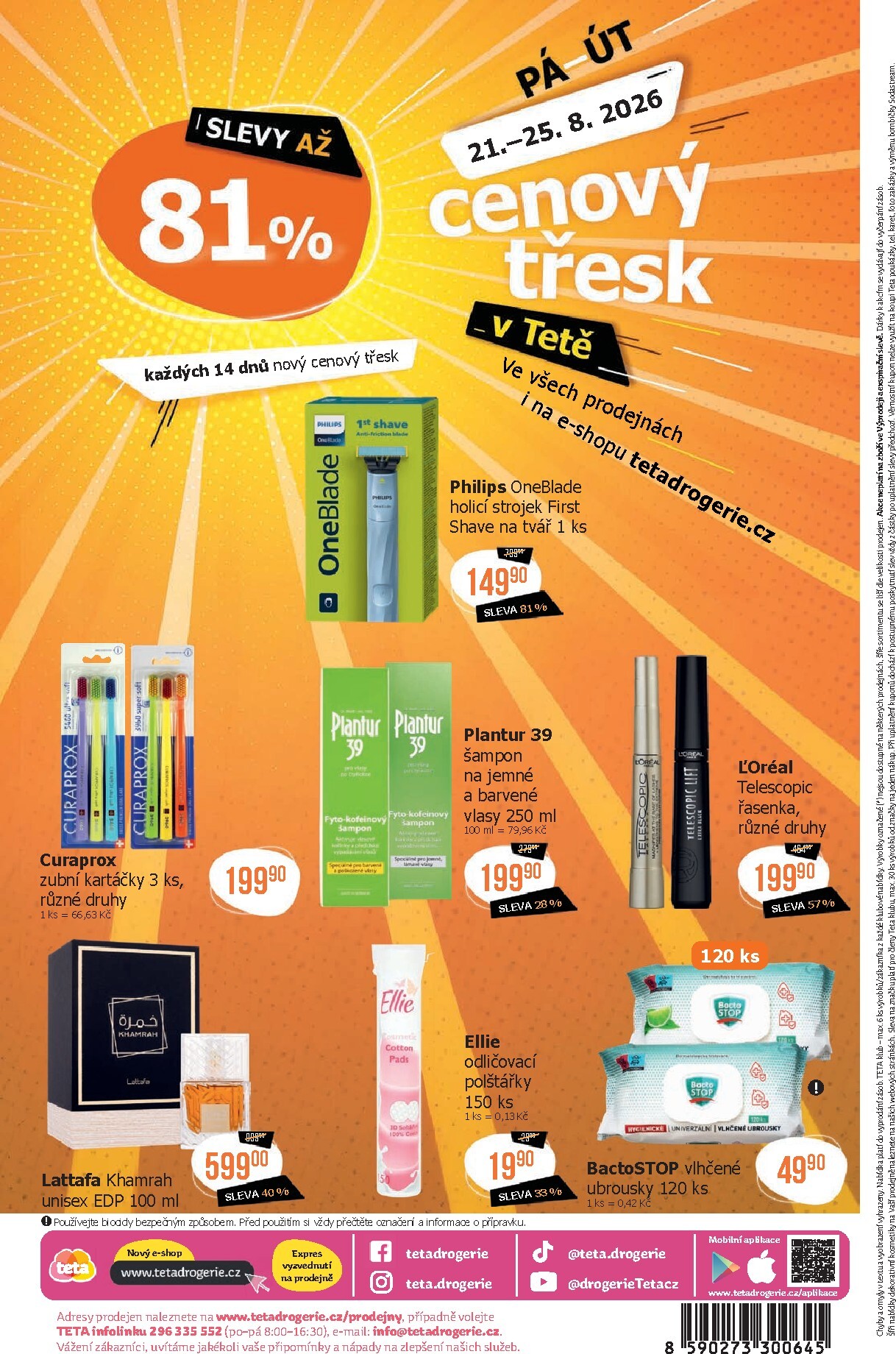 teta-drogerie - Budoucí Teta drogerie leták platný od čtvrtka 13.08.2026 do úterý 25.08.2026 - page: 18