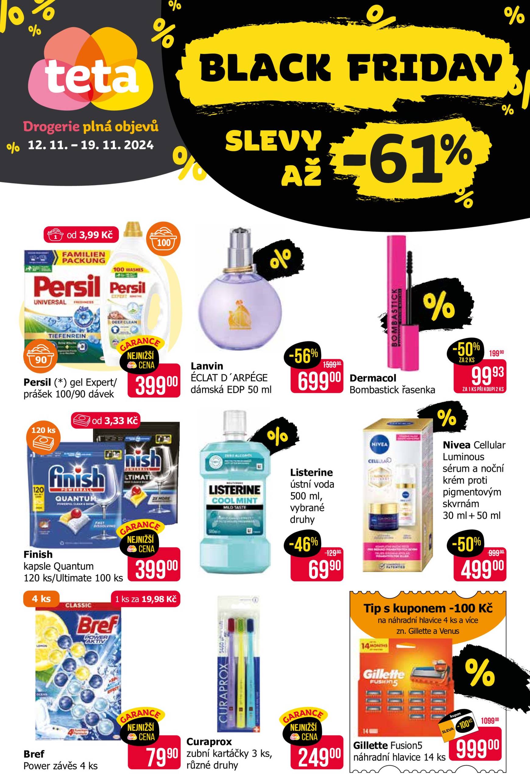 teta-drogerie - Leták Teta drogerie - Black Friday od 12.11. do 19.11.