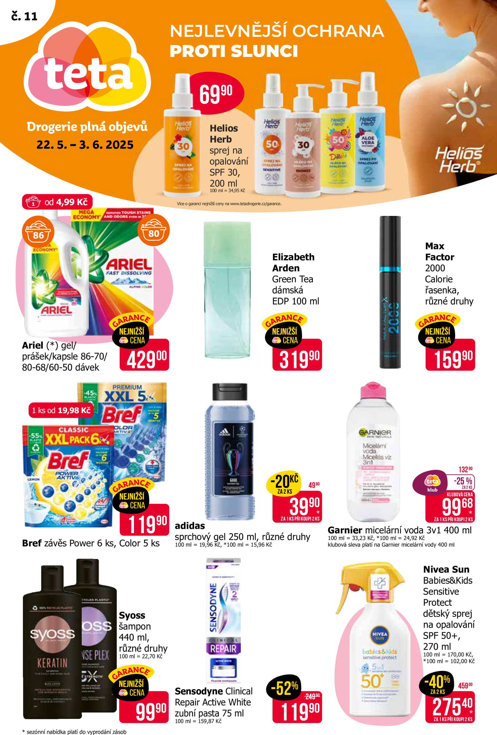 teta-drogerie - Leták Teta drogerie od 22.05. do 03.06.