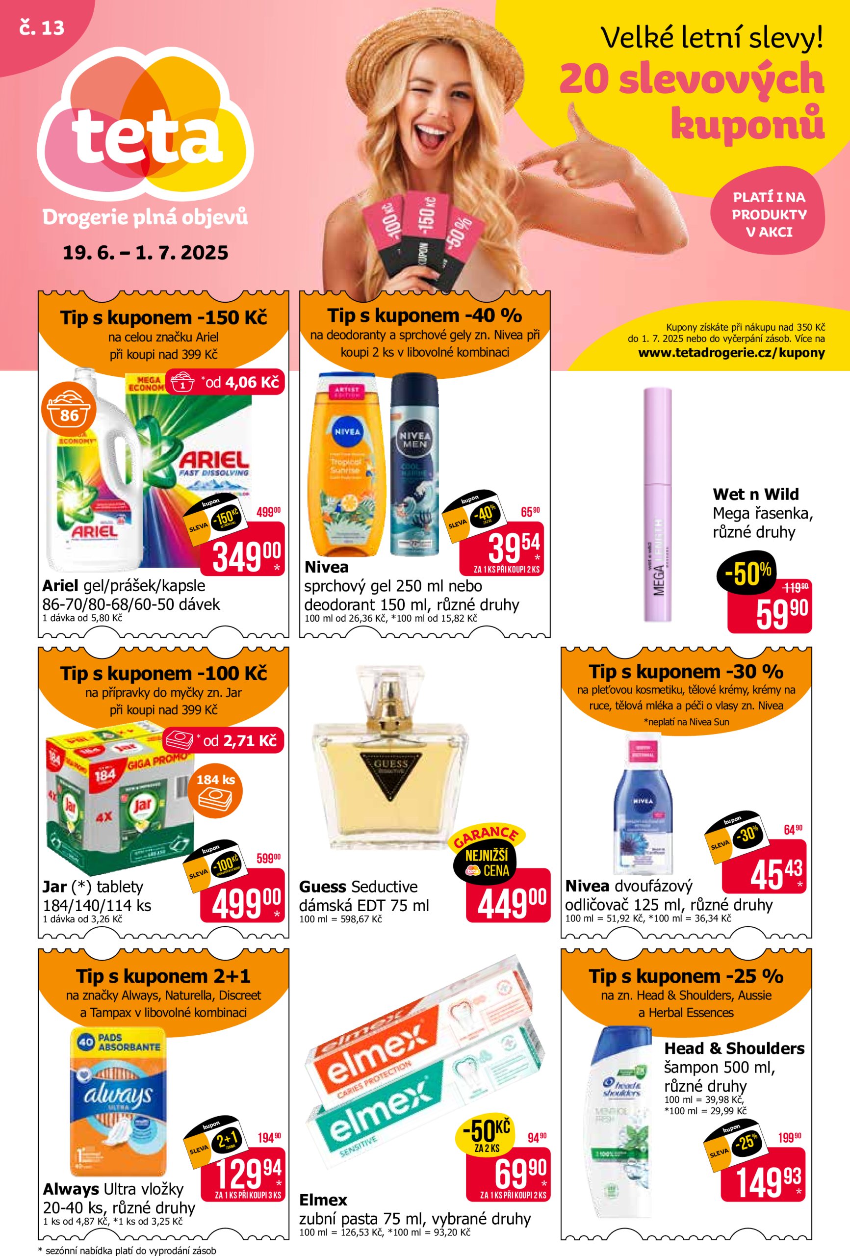 teta-drogerie - Leták Teta drogerie od 19.06. do 01.07. - page: 1