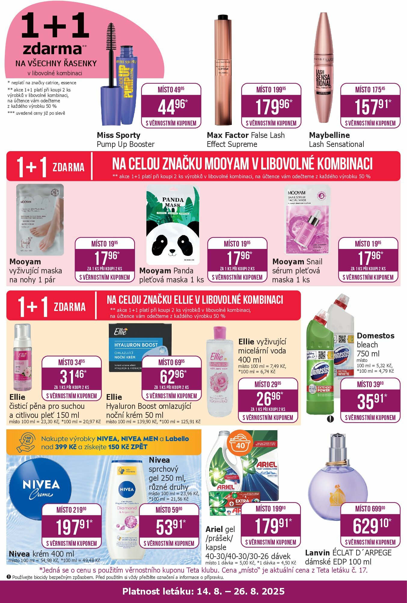 teta-drogerie - Leták Teta drogerie - Klubová akce od 14.08. do 26.08. - page: 2