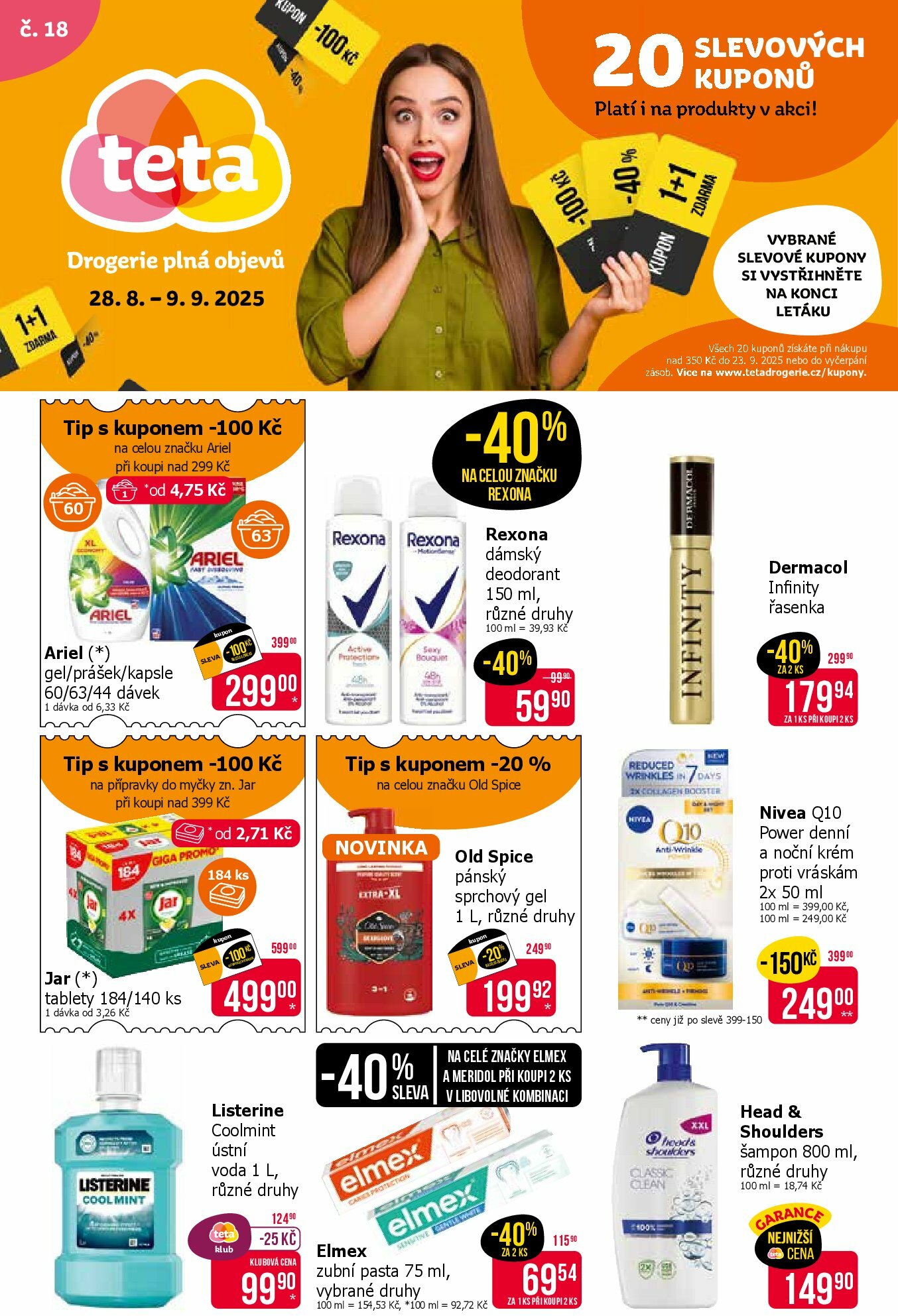 teta-drogerie - Leták Teta drogerie od 28.08. do 09.09.