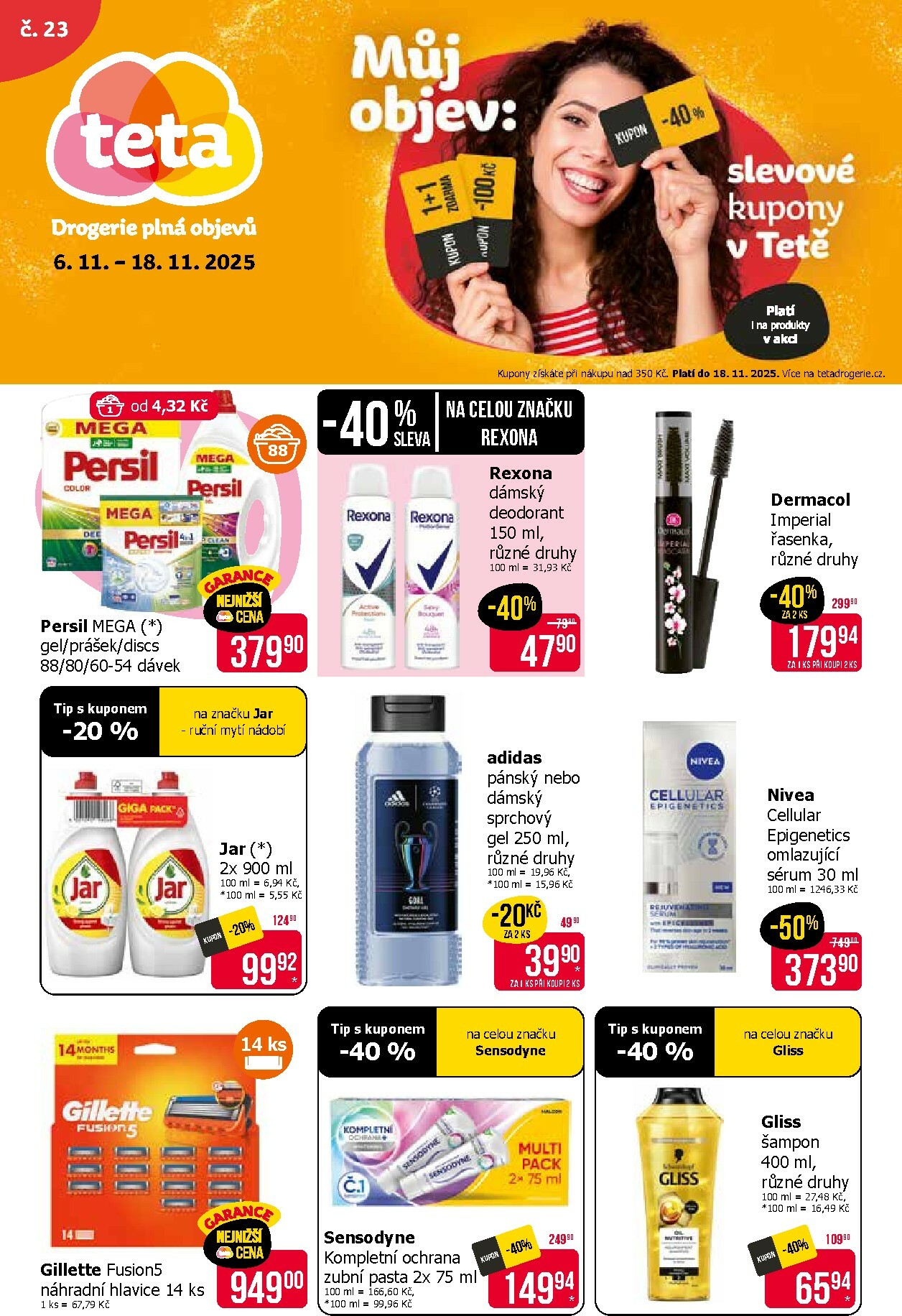 teta-drogerie - Aktuální leták Teta drogerie od 06.11. do 18.11.