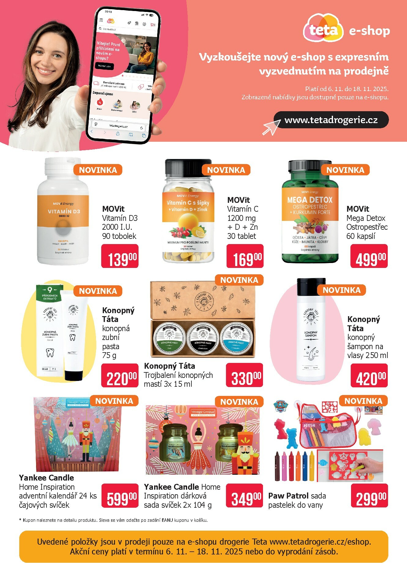 teta-drogerie - Aktuální leták Teta drogerie od 06.11. do 18.11. - page: 22