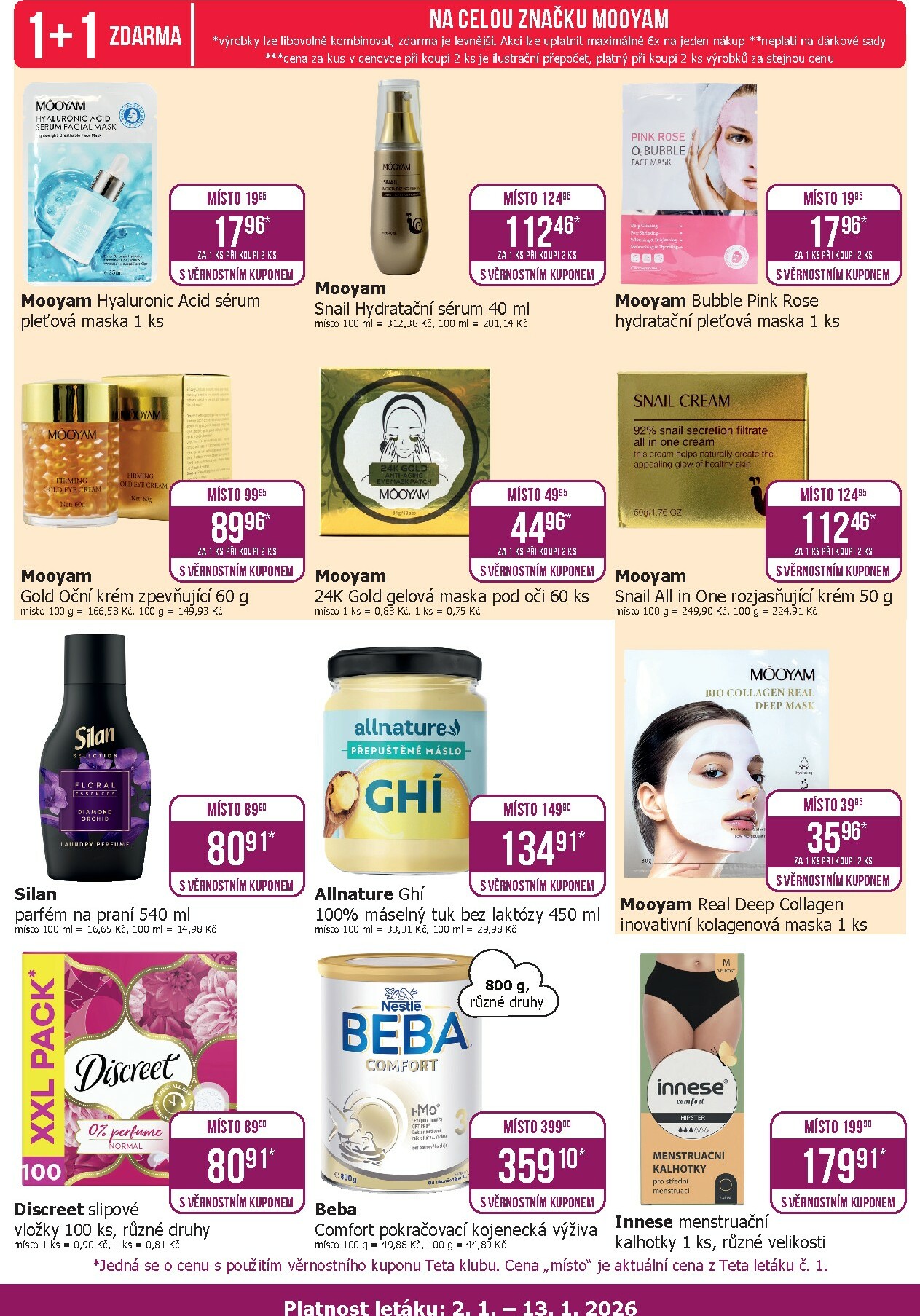 teta-drogerie - Aktuální leták Teta drogerie - Klub od 02.01. do 13.01. - page: 2