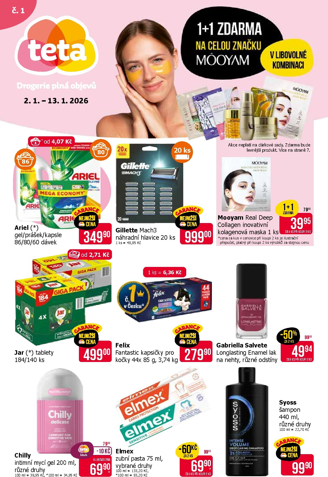 teta-drogerie - Aktuální leták Teta drogerie od 02.01. do 13.01.