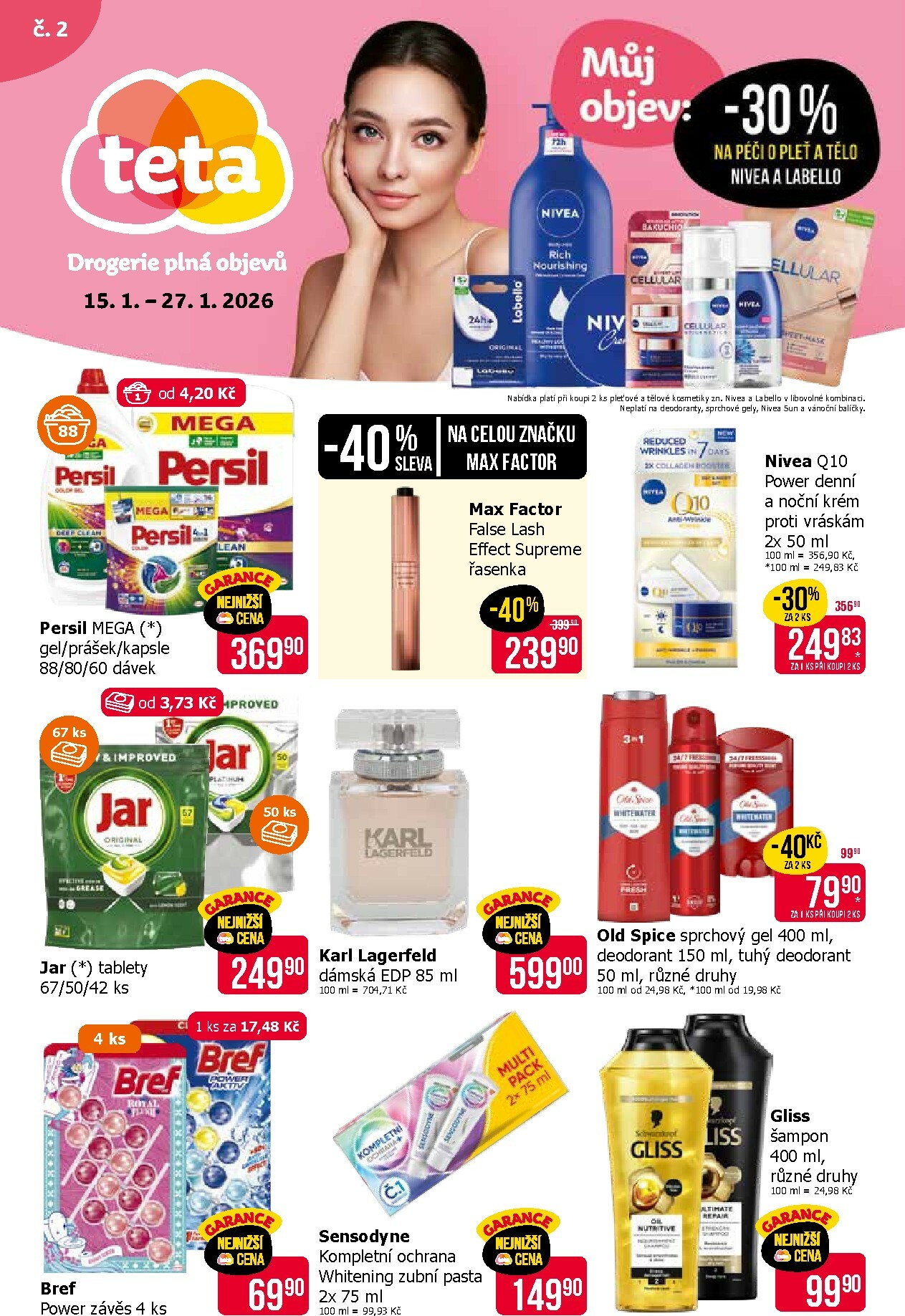 teta-drogerie - Aktuální leták Teta drogerie od 15.01. do 27.01.