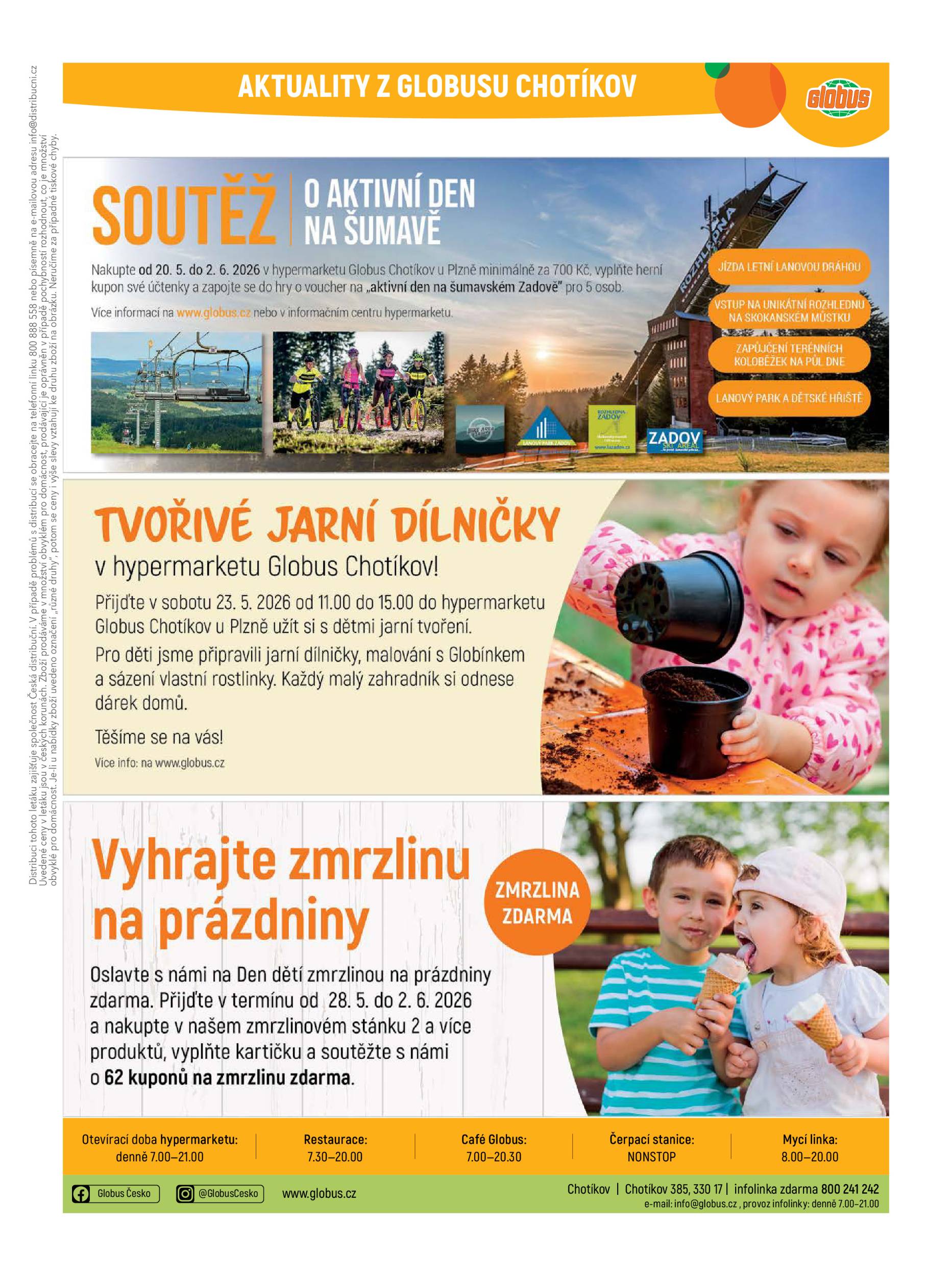 globus - Globus - Plzeň - Chotíkov leták na příští týden od středy 20.05.2026 do úterý 26.05.2026 - page: 43
