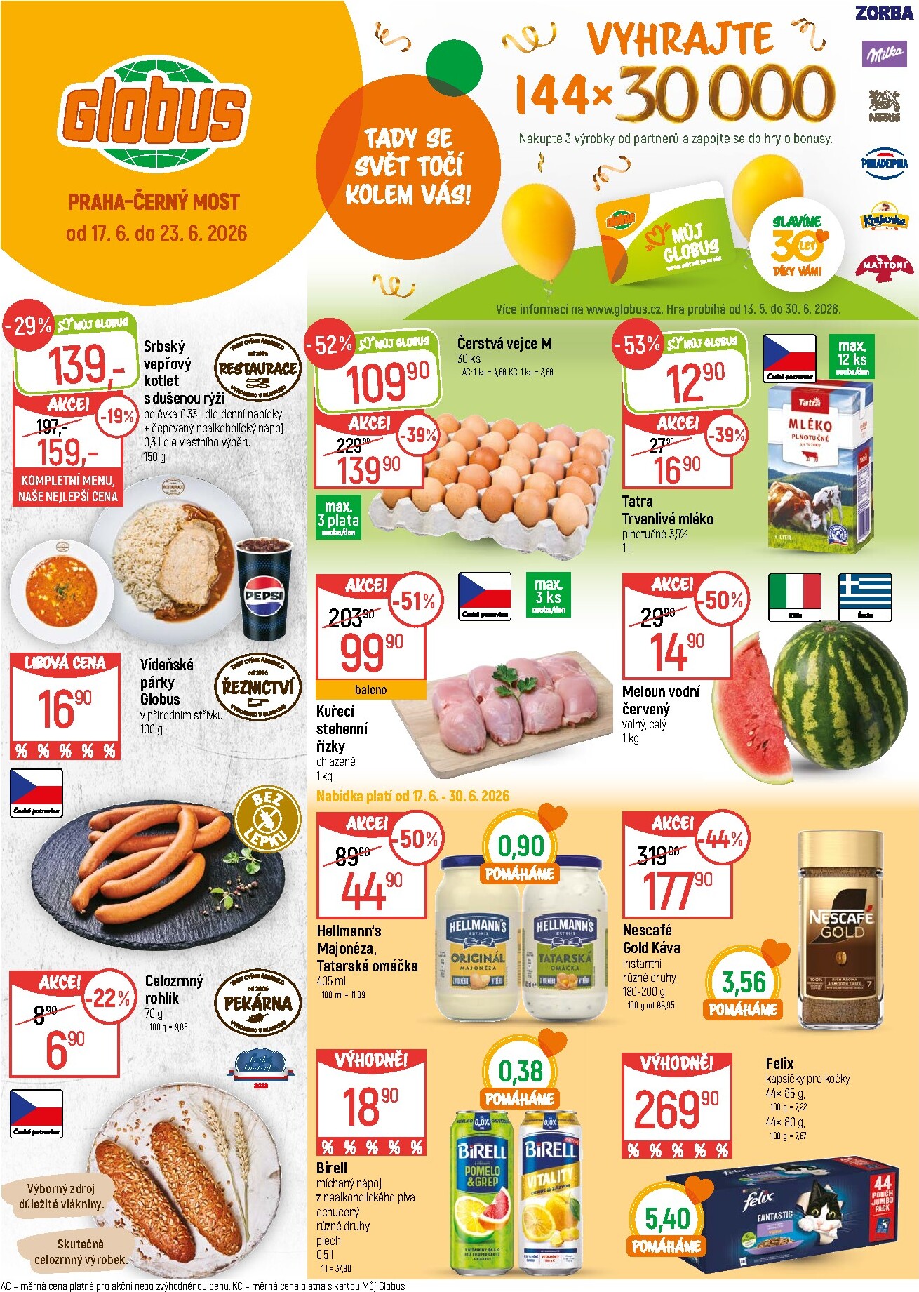 globus - Budoucí Globus leták platný od středy 17.06.2026 do úterý 23.06.2026