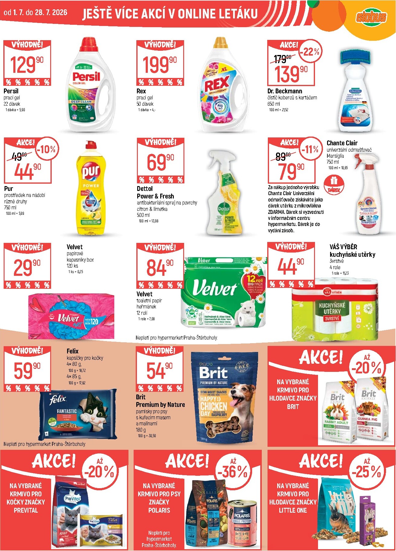 globus - Budoucí Globus - Praha - Čakovice leták platný od středy 08.07.2026 do úterý 14.07.2026 - page: 52