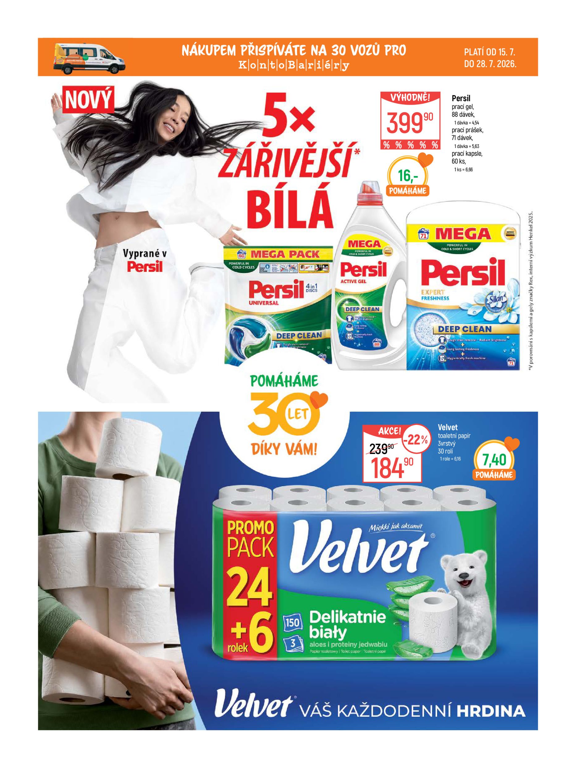 globus - Aktuální Globus - Pomáháme 30 let díky vám leták platný od středy 15.07.2026 do úterý 28.07.2026 - page: 8