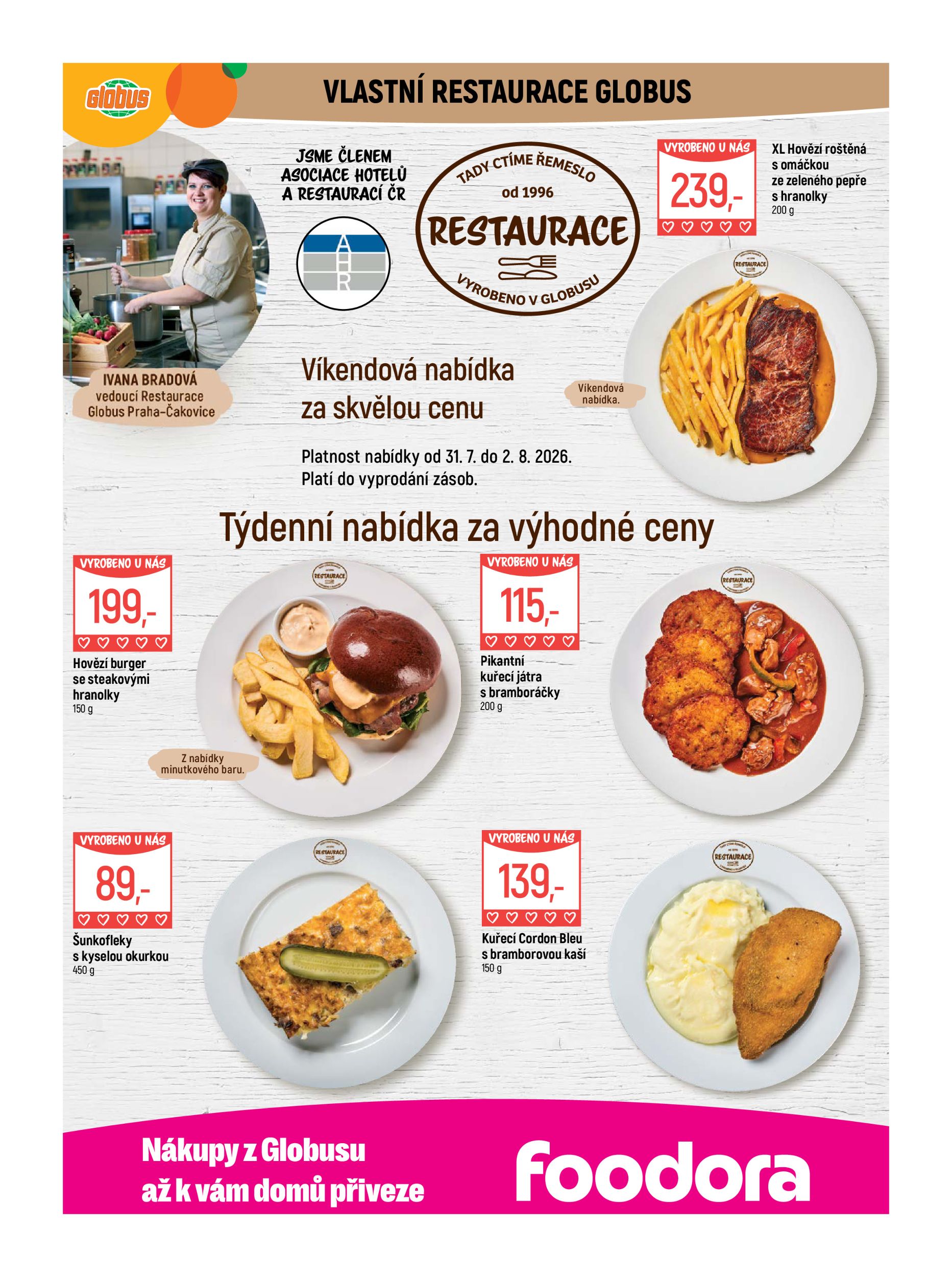 globus - Globus - Praha - Čakovice leták na příští týden od středy 29.07.2026 do úterý 04.08.2026 - page: 7