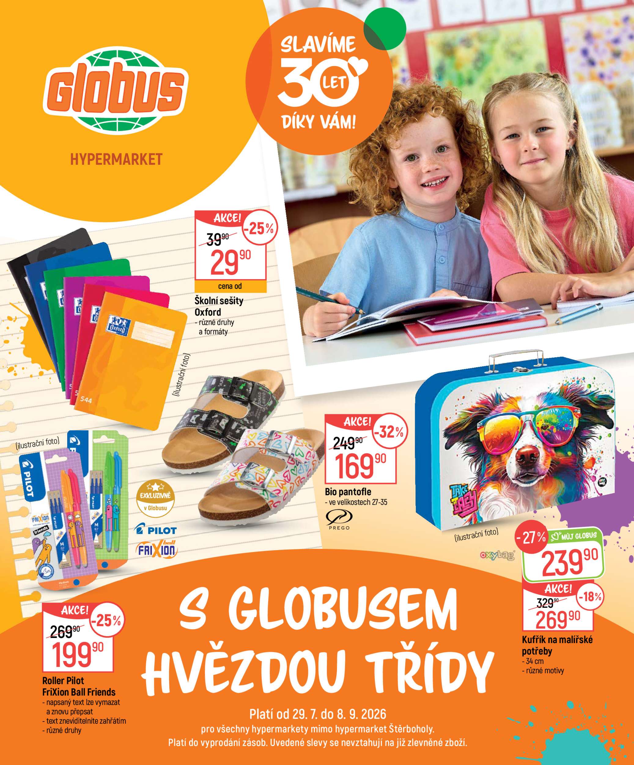 globus - Globus - Škola leták na příští týden od středy 29.07.2026 do úterý 08.09.2026